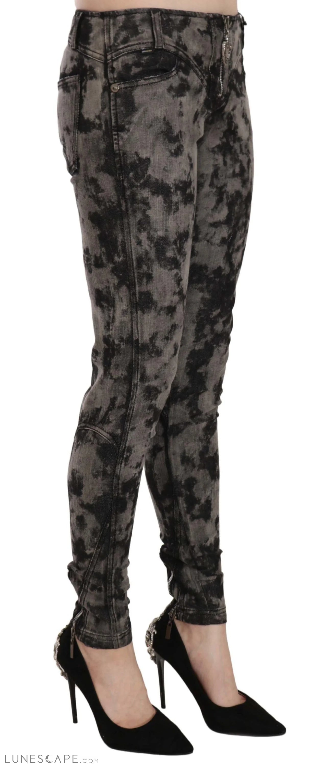 Just Cavalli Elegant Low Waist Skinny Denim Pants LUNESCAPE