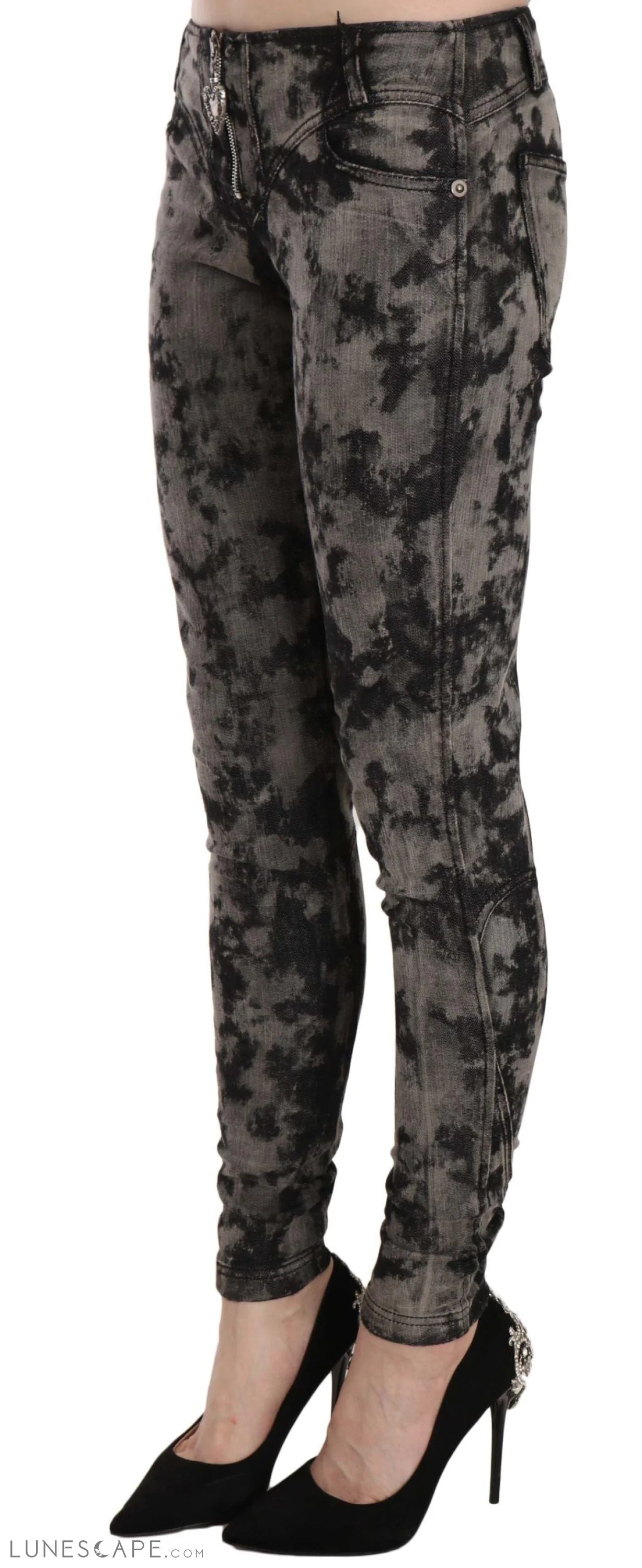 Just Cavalli Elegant Low Waist Skinny Denim Pants LUNESCAPE