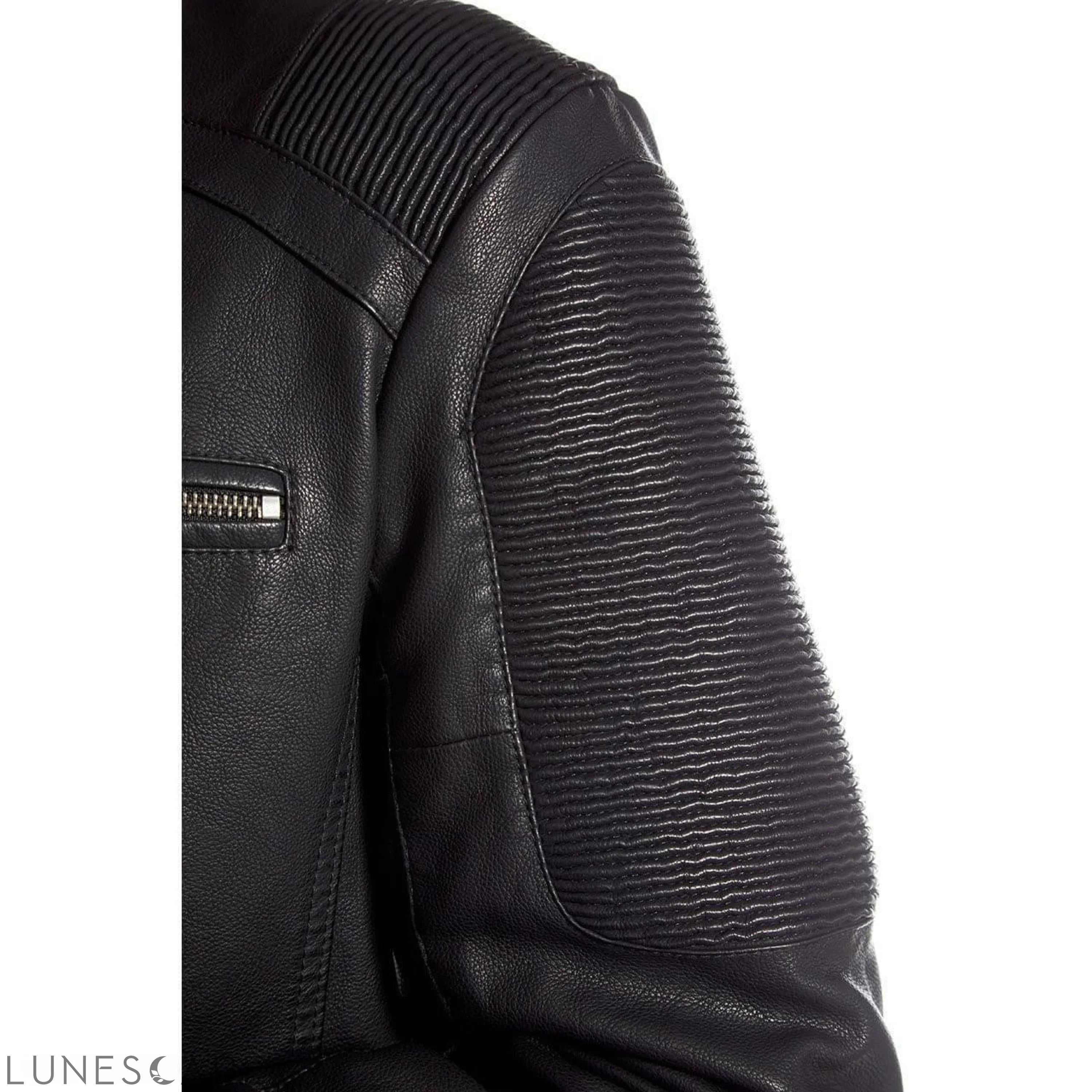 Justin Vegan Leather Jacket LUNESCAPE