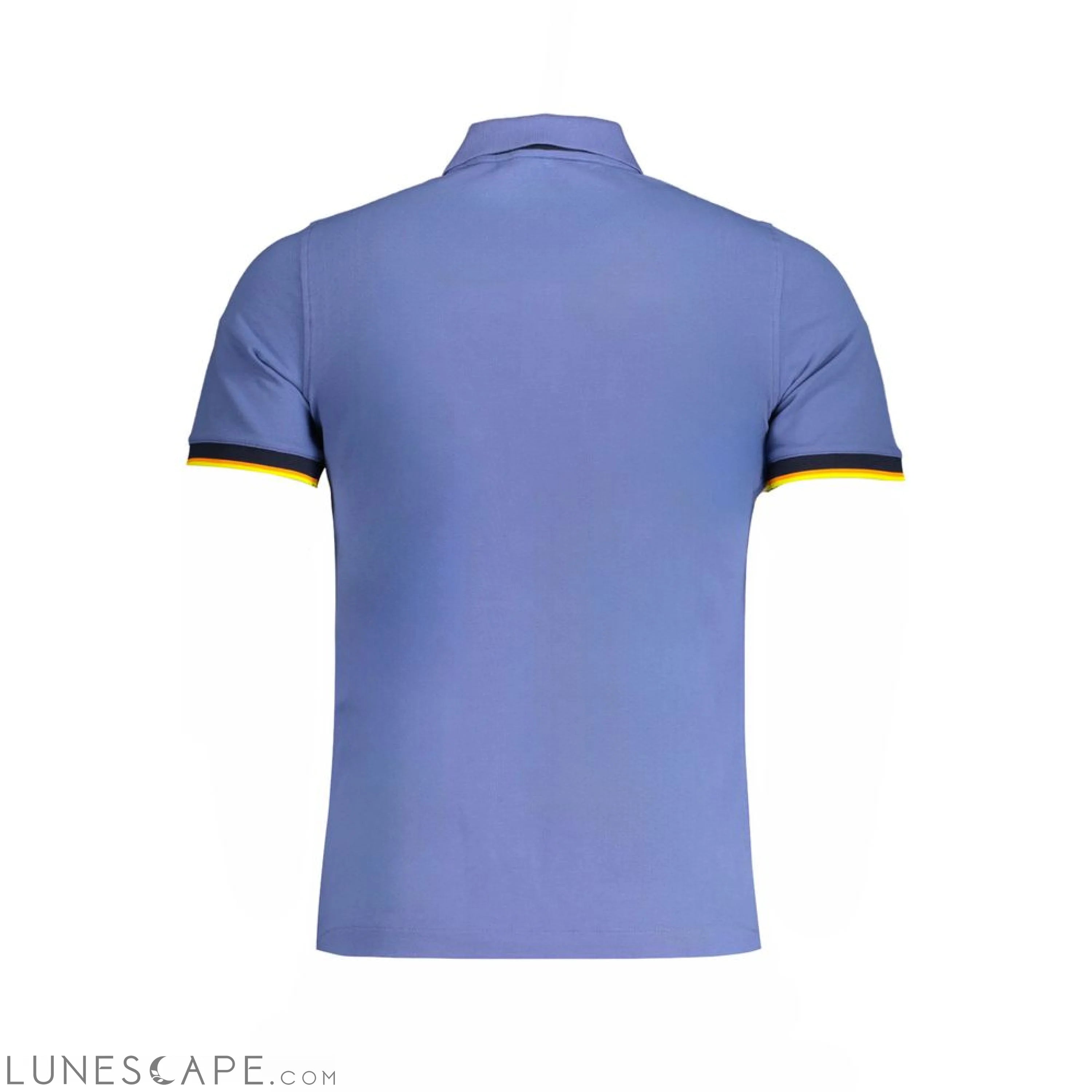 K-WAY Blue Cotton Polo Shirt LUNESCAPE