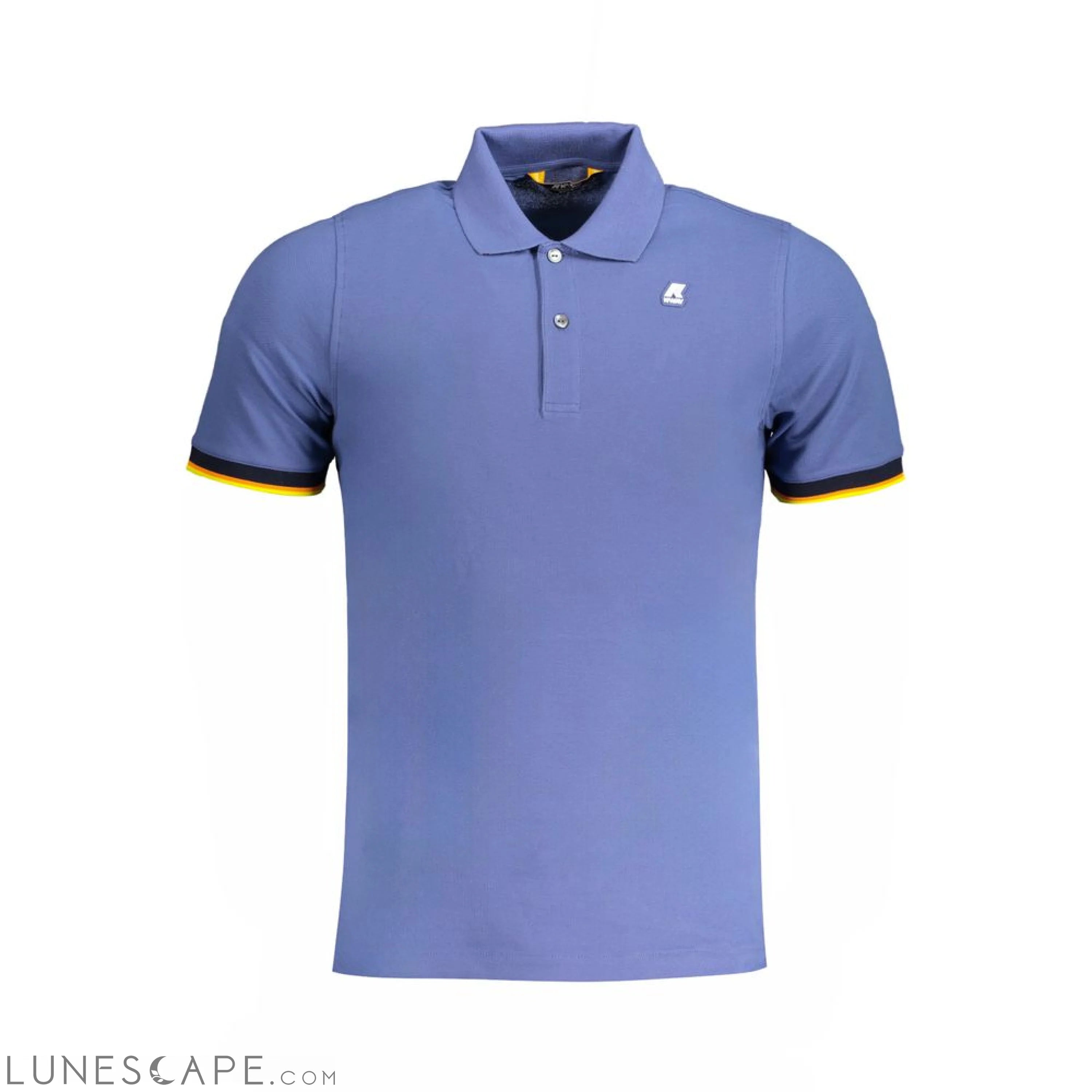 K-WAY Blue Cotton Polo Shirt LUNESCAPE