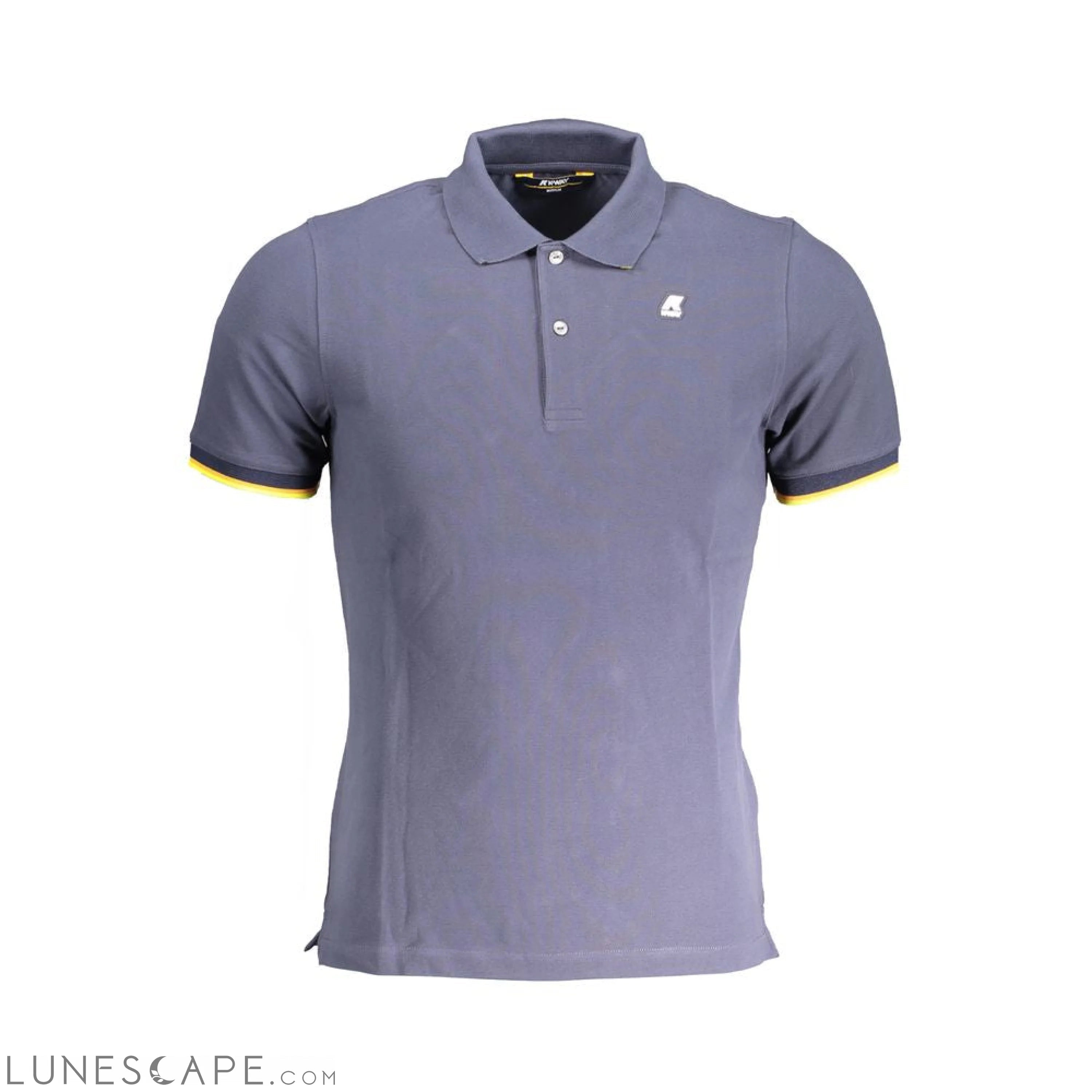 K-WAY Blue Cotton Polo Shirt LUNESCAPE