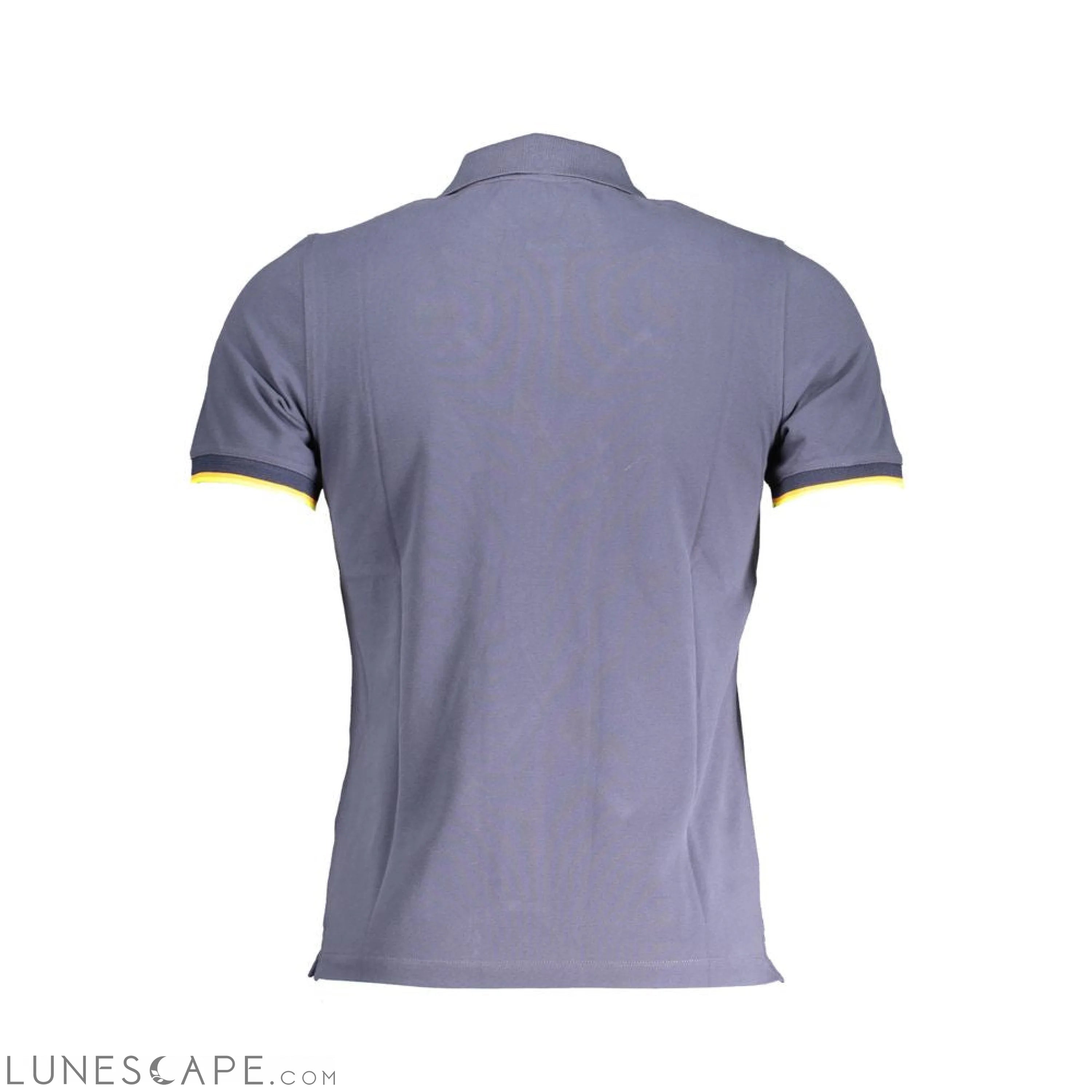 K-WAY Blue Cotton Polo Shirt LUNESCAPE