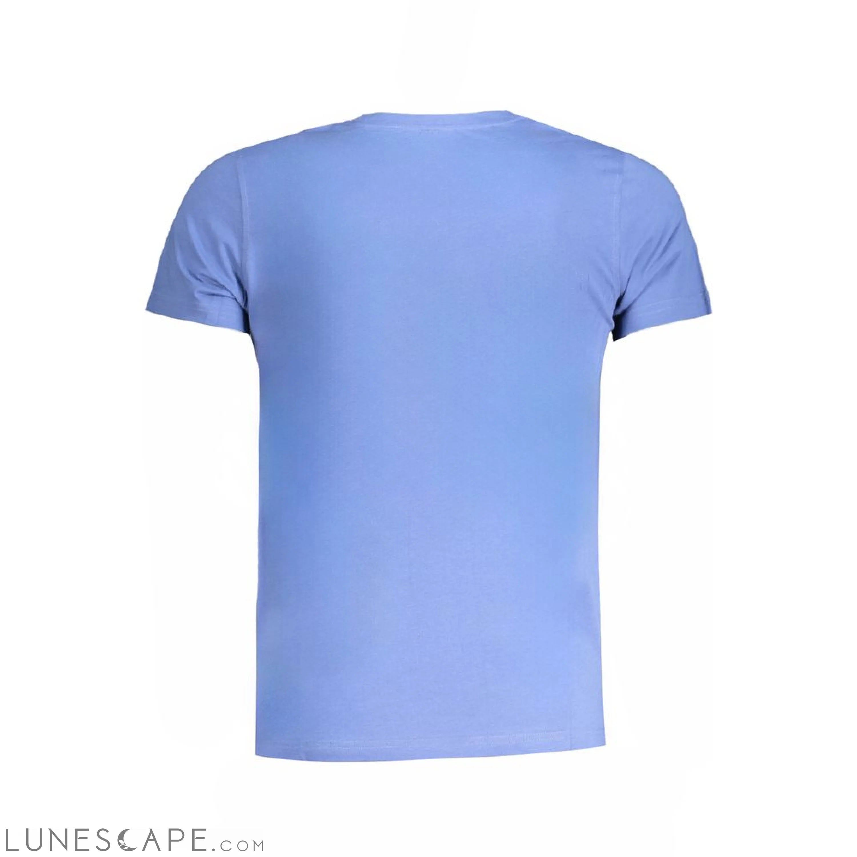 K-WAY Blue Cotton T-Shirt LUNESCAPE