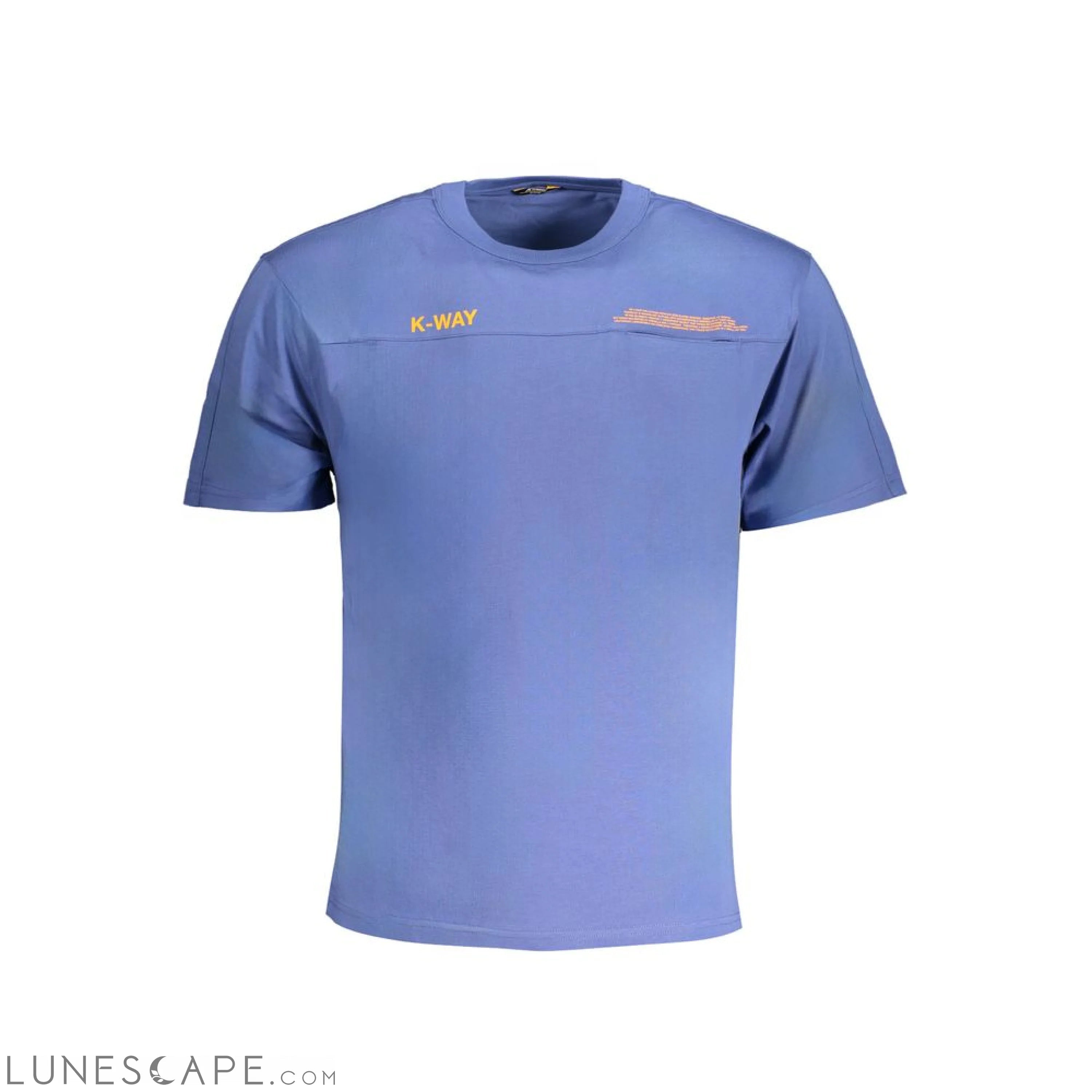 K-WAY Blue Cotton T-Shirt Tee Shirts - Men