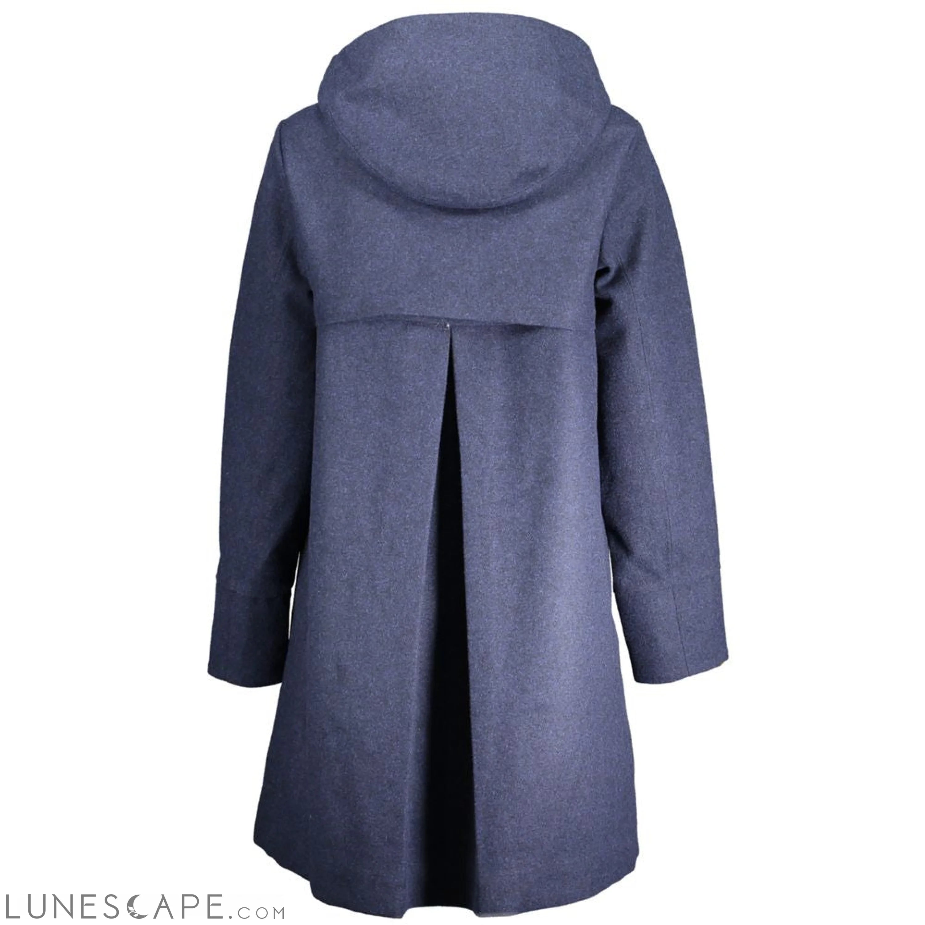 K-WAY Blue Polyester Coat LUNESCAPE