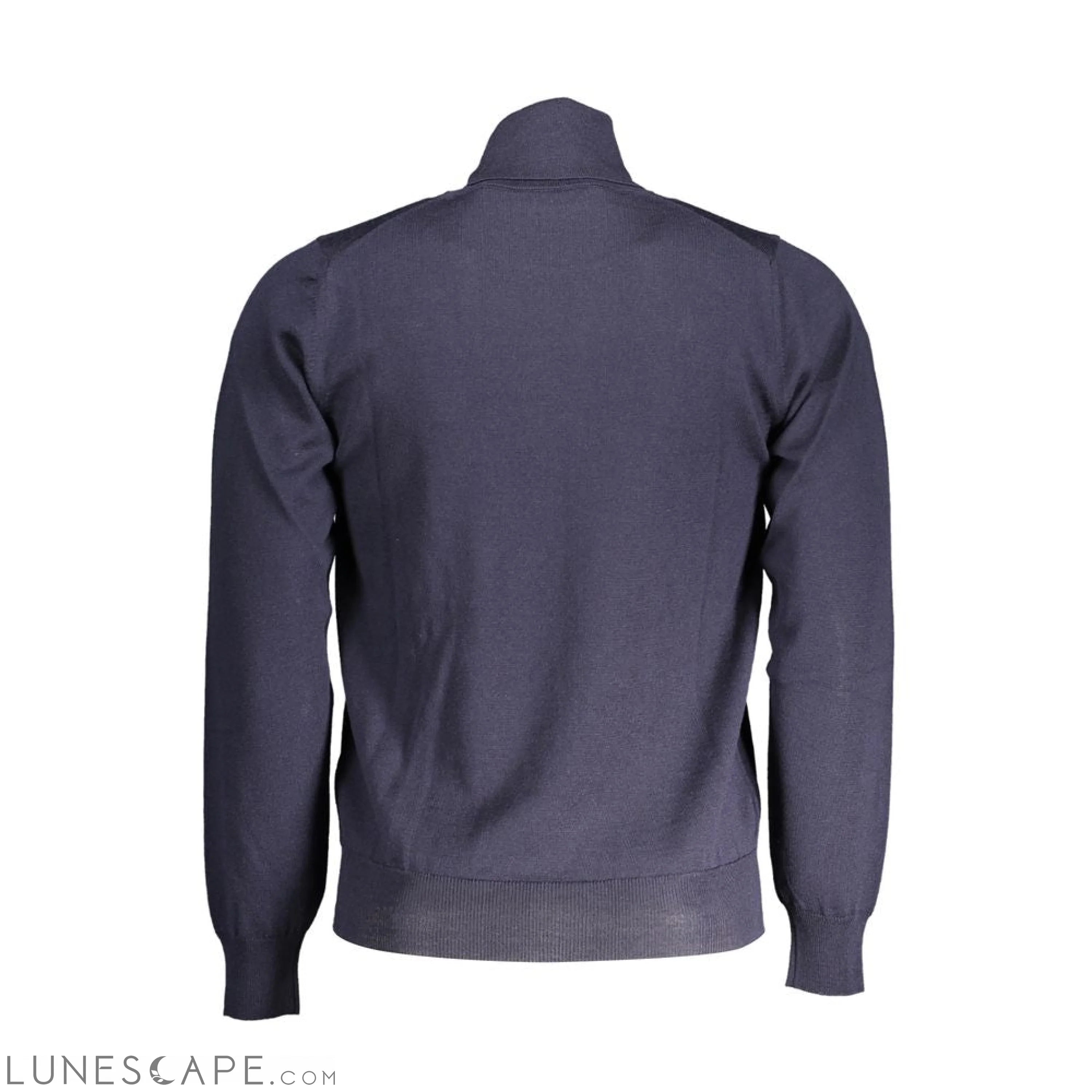 K-WAY Blue Wool Sweater LUNESCAPE