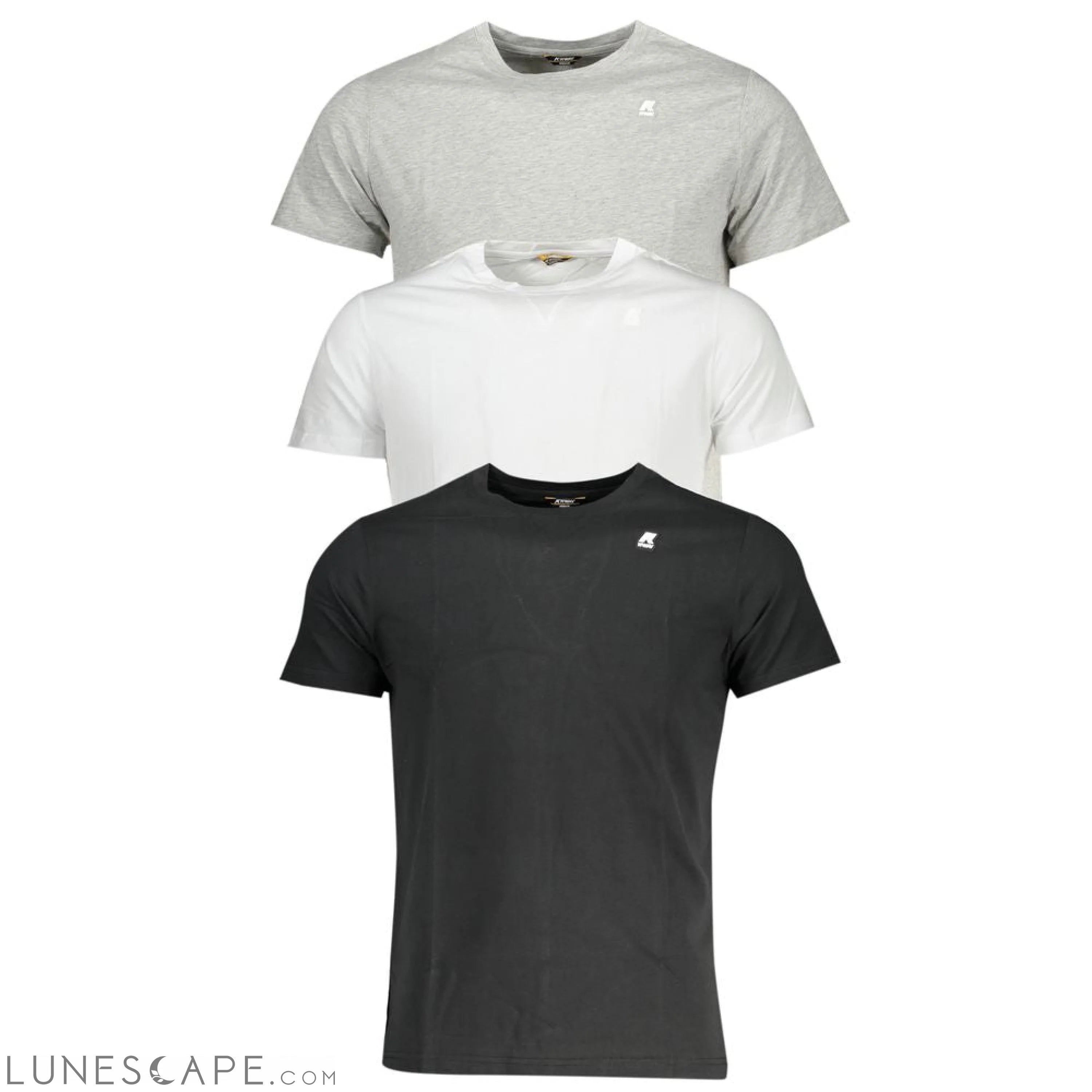 K-WAY Elegant Trio Pack of Crew Neck T-Shirts LUNESCAPE