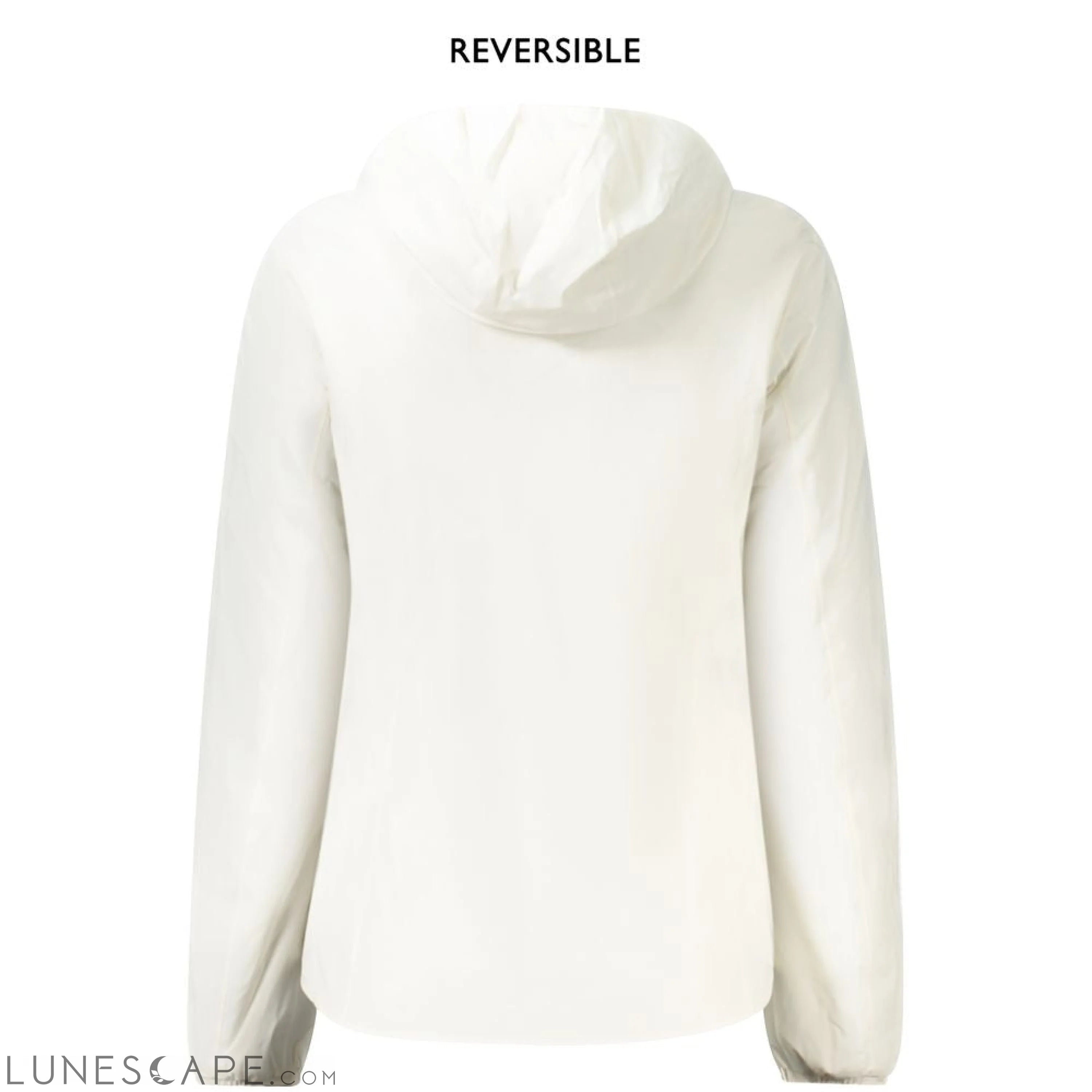 K-WAY White Nylon Women Jacket LUNESCAPE