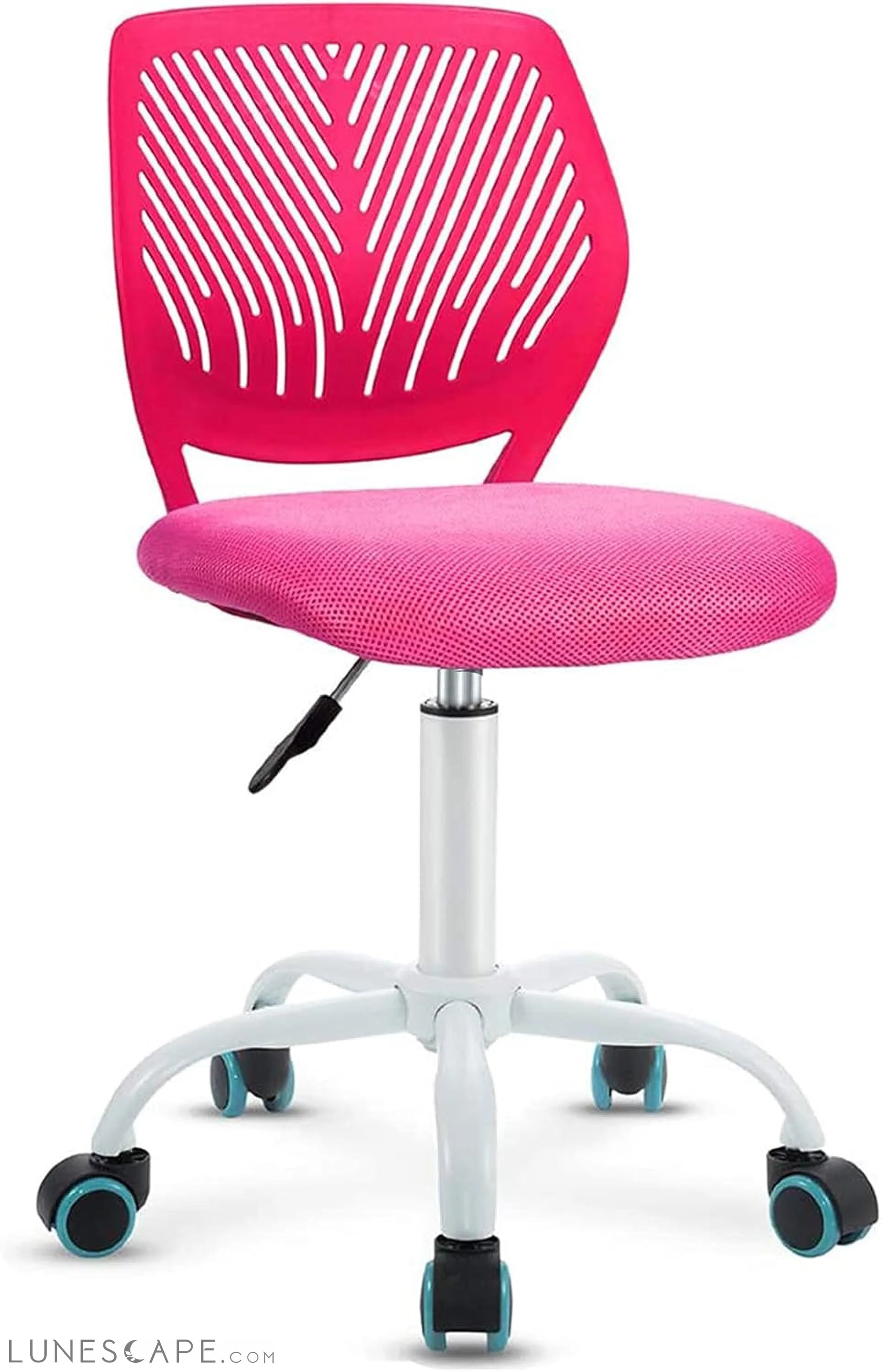 Kids Desk Chair, Adjustable Children Study Chair, Swivel Chair Armless LUNESCAPE