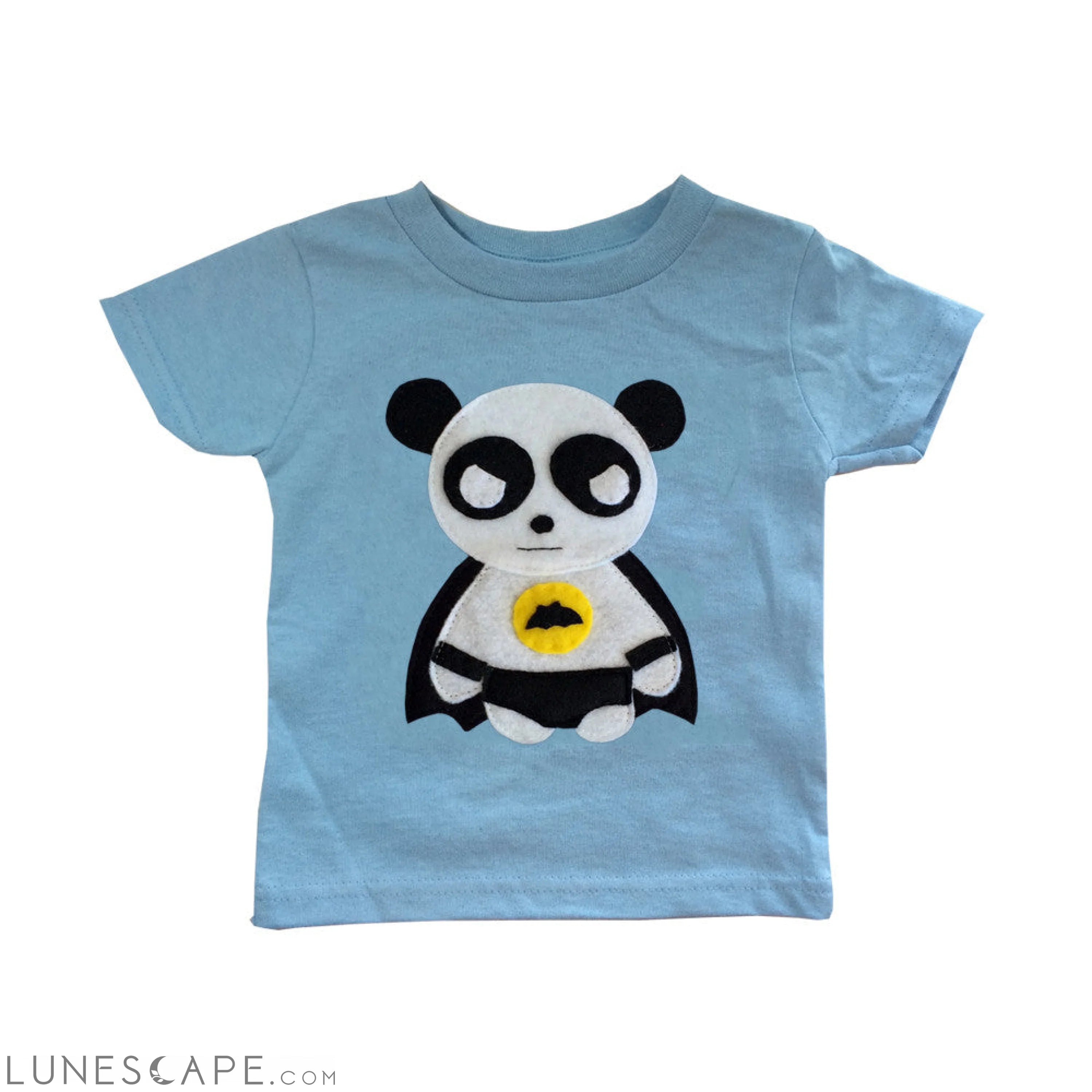 Kids Superhero Shirt - Team Super Animals - Flying Panda LUNESCAPE