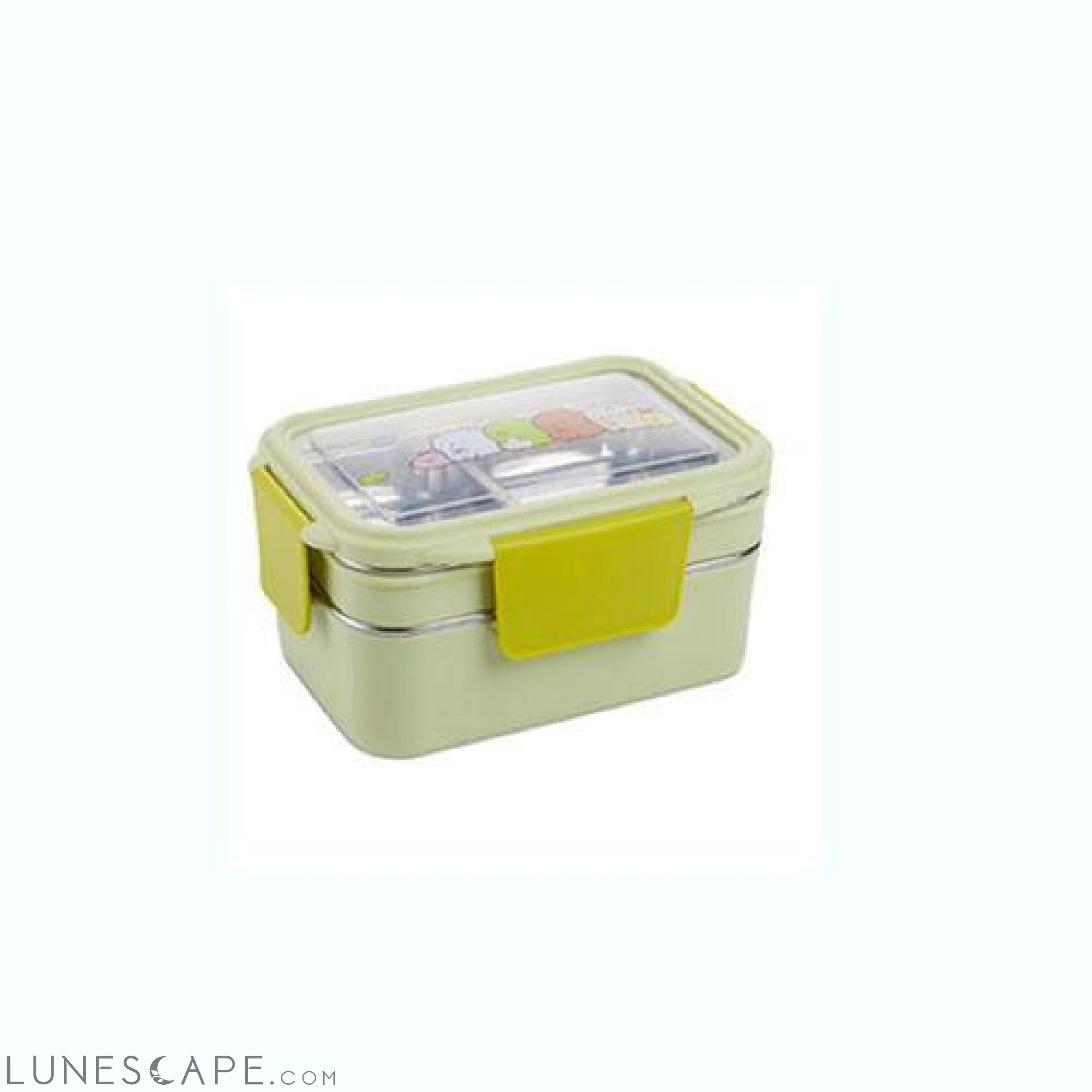 Kitty Guard Dual-Layer Bento Lunch Box - Blue LUNESCAPE