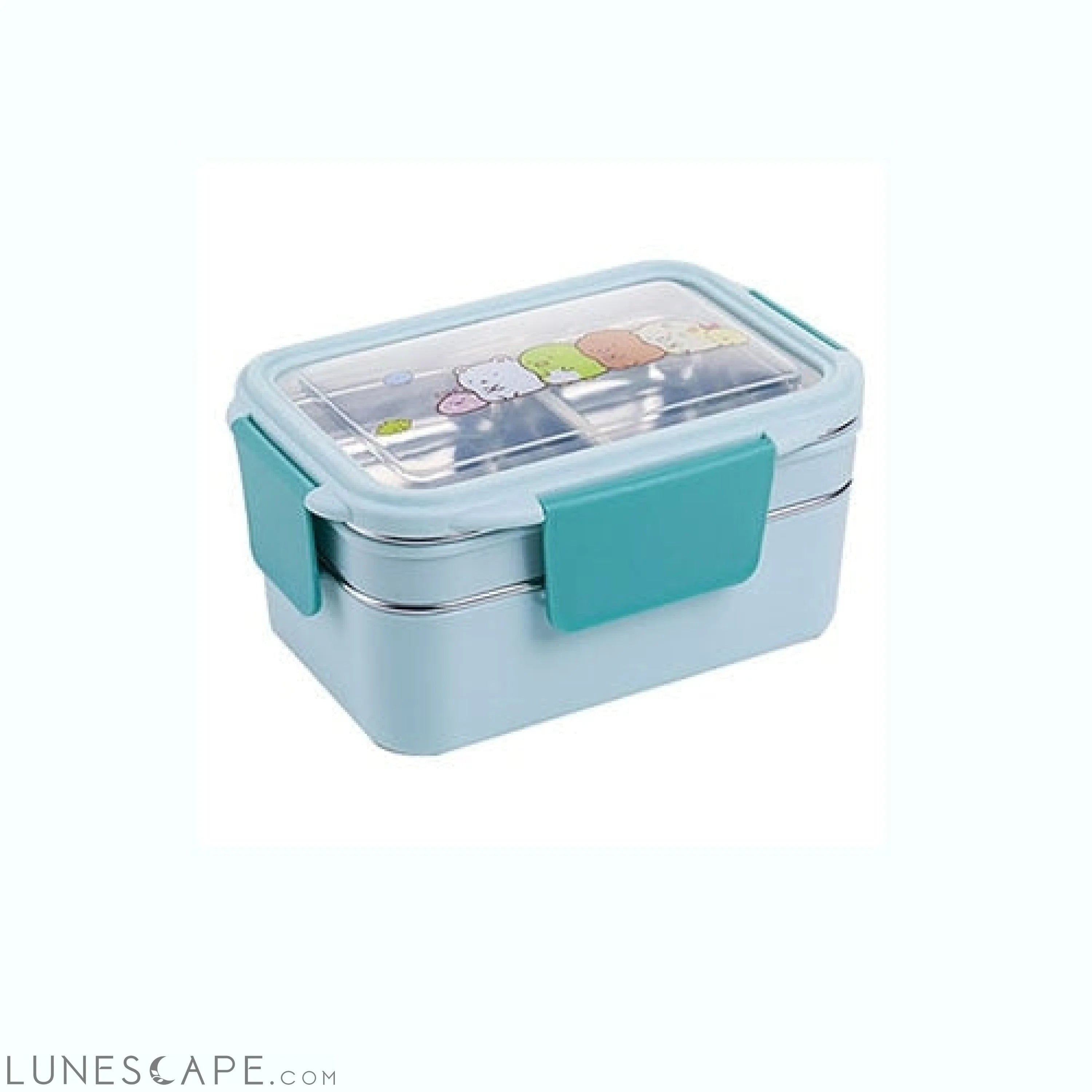 Kitty Guard Dual-Layer Bento Lunch Box - Pink LUNESCAPE