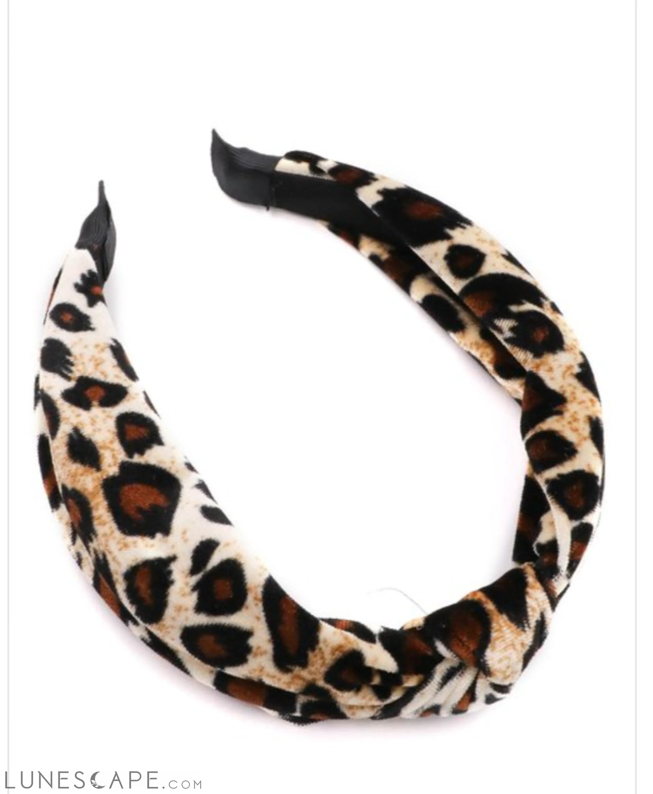 Knotted Leopard Headband LUNESCAPE