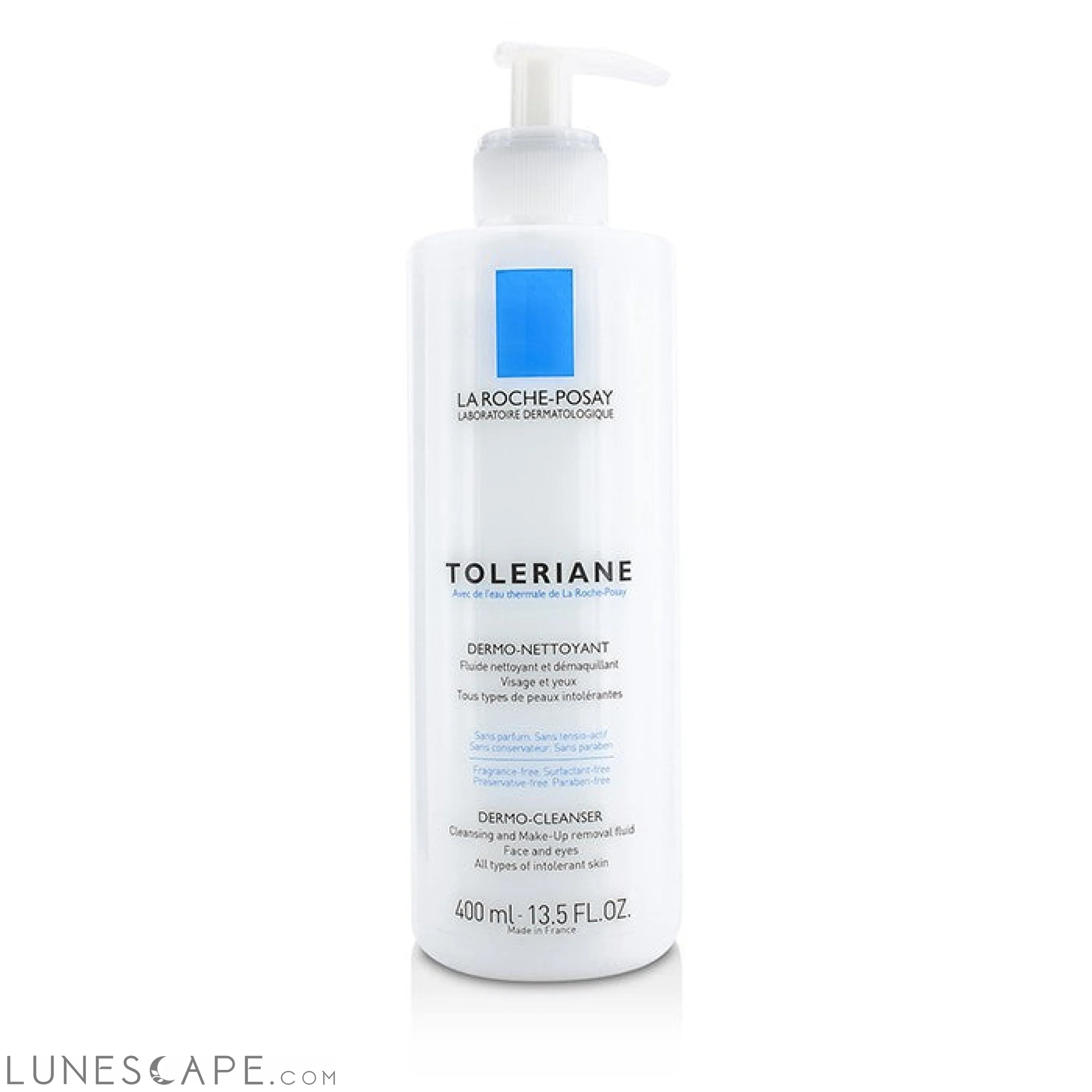 LA ROCHE POSAY - Toleriane Dermo-Cleanser (Face and Eyes Make-Up Removal Fluid) LUNESCAPE