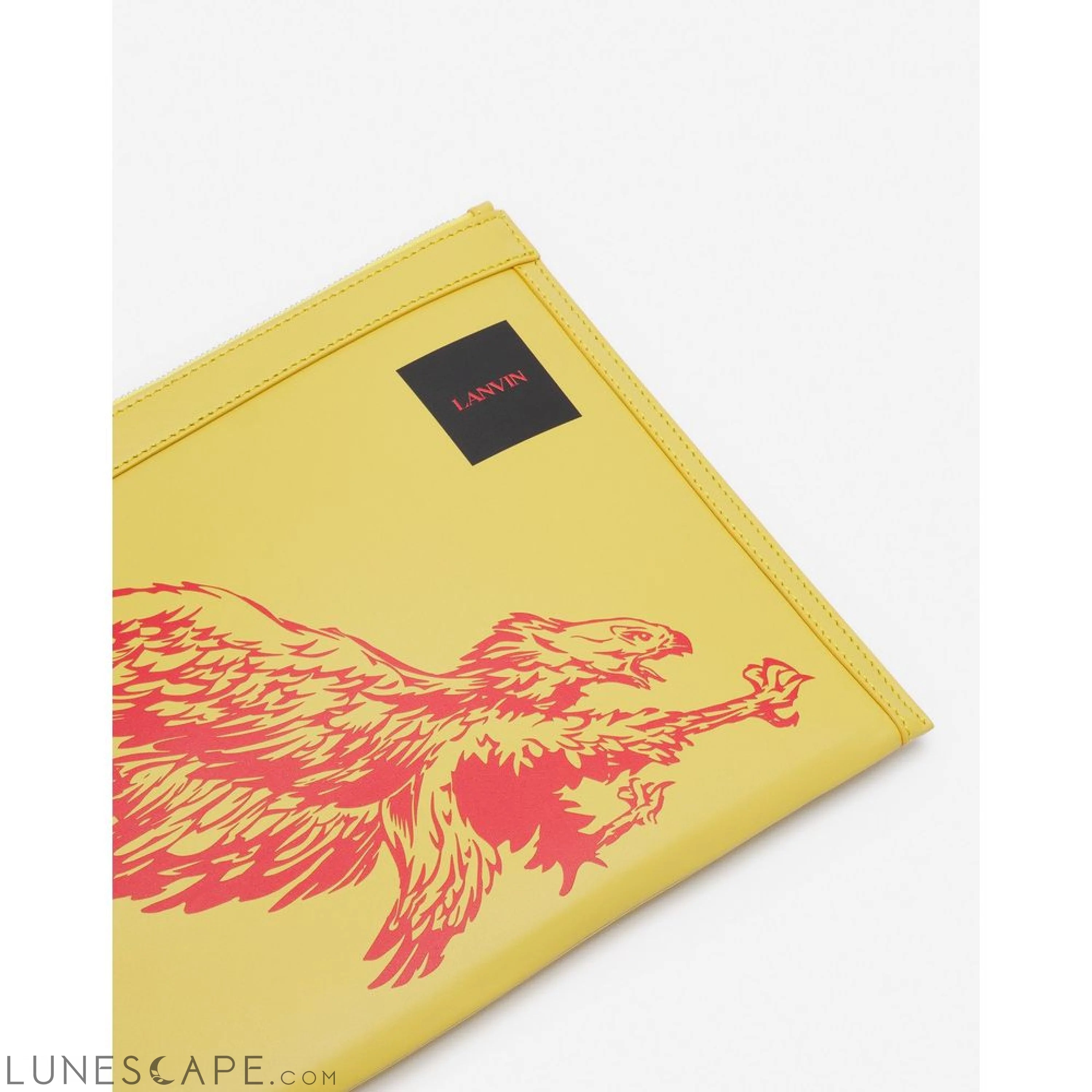 Lanvin ’Yellow Leather Men Wallet’ Lunescape