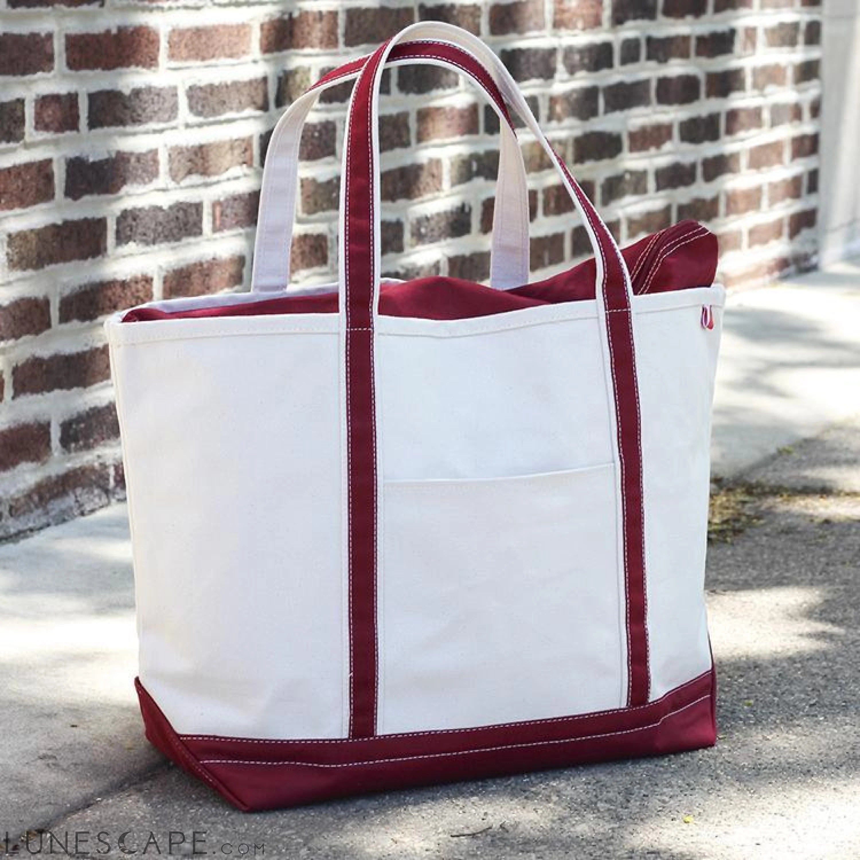 Large Classic Boat Tote LUNESCAPE