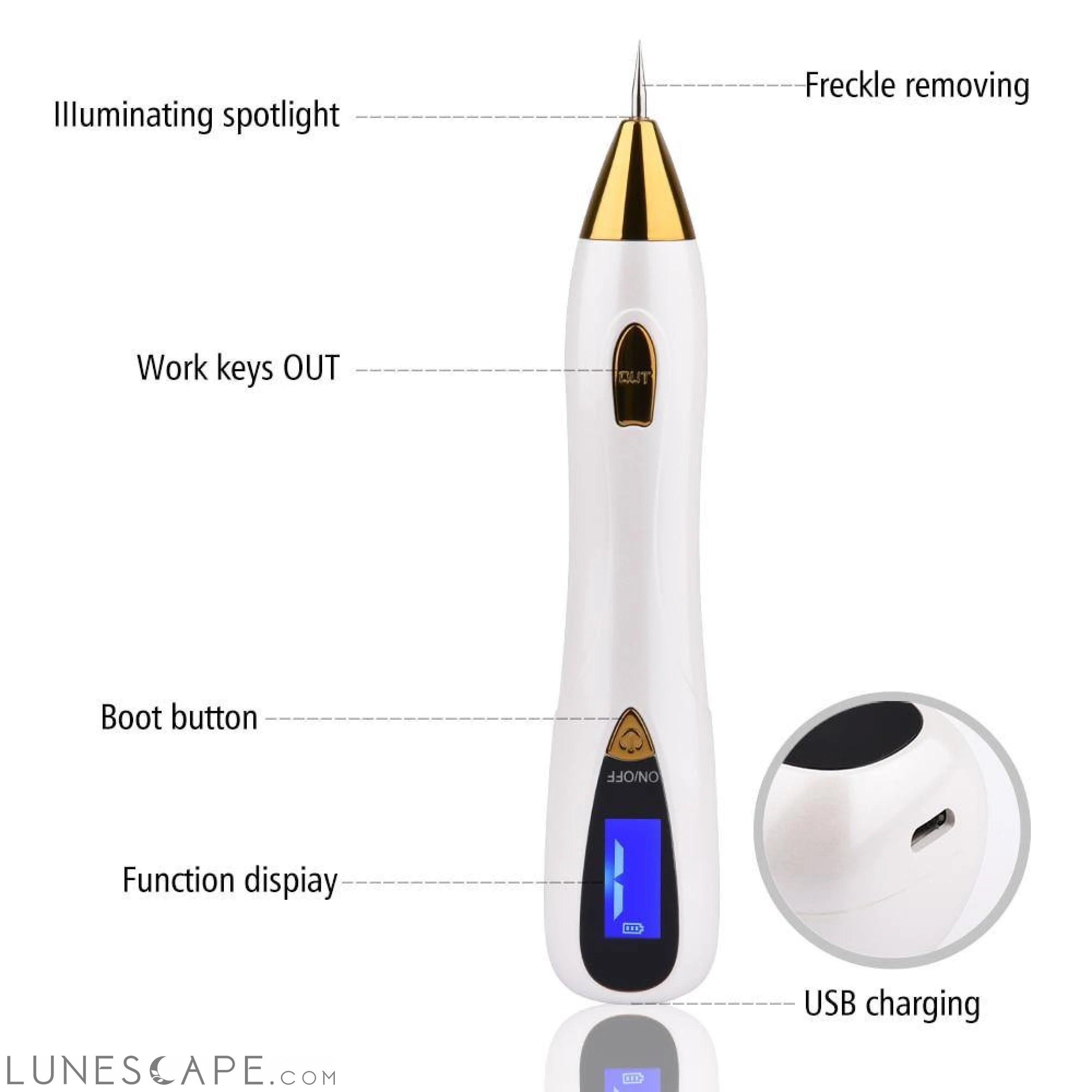 Laser Mole and Freckle Removal Pen LUNESCAPE