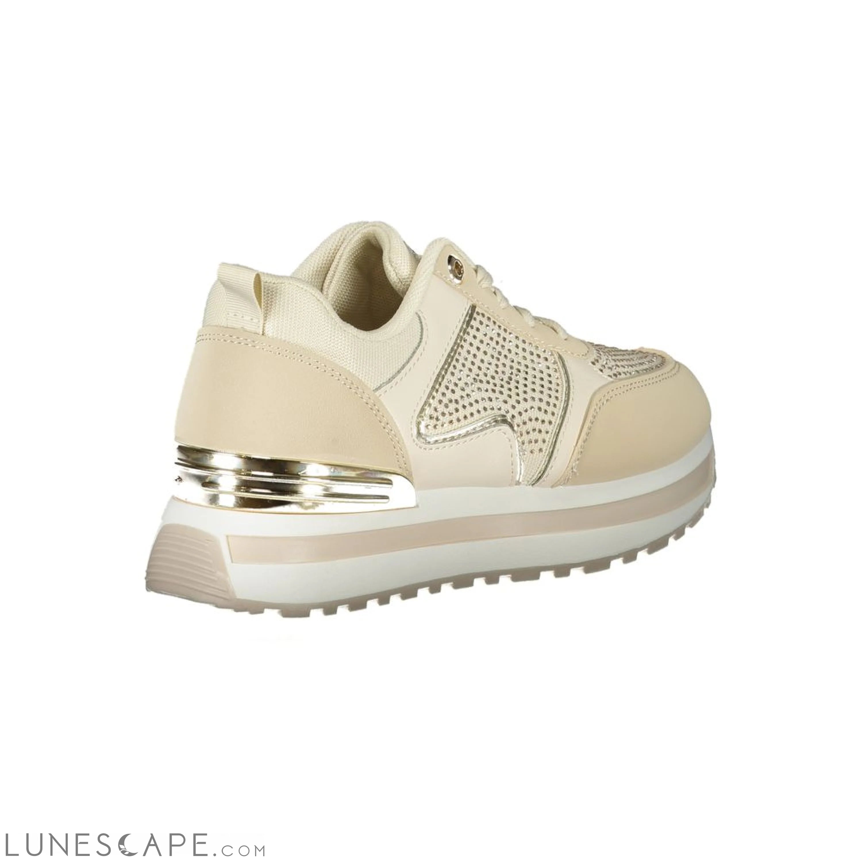 Laura Biagiotti Beige Polyester Women Sneaker LUNESCAPE