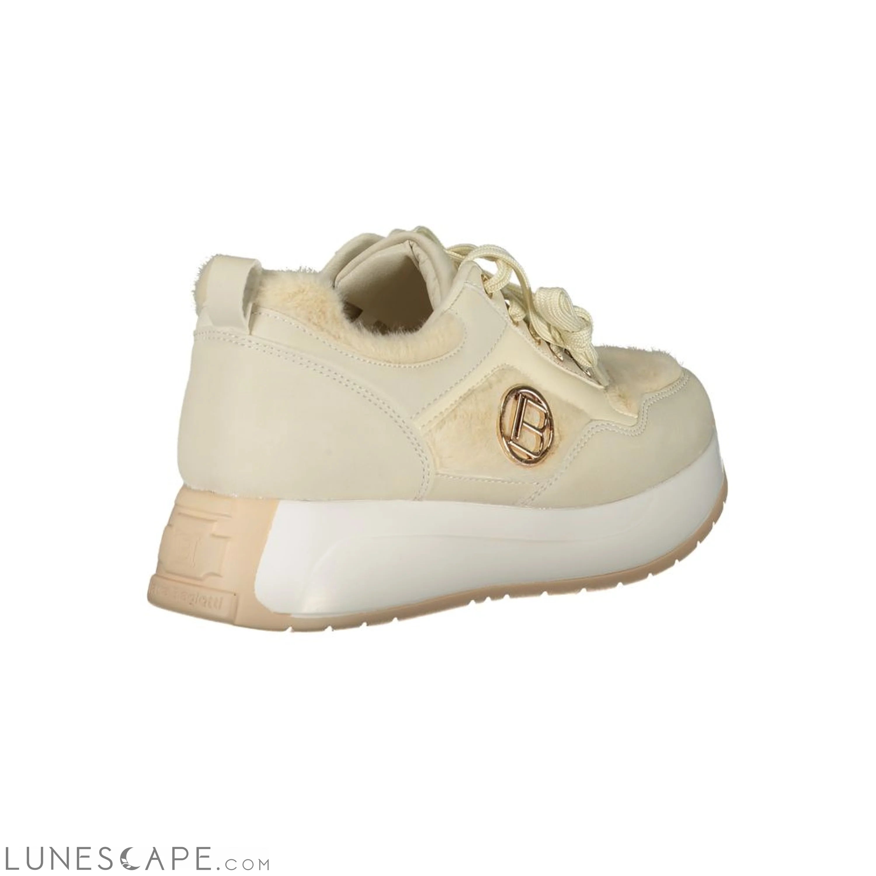 Laura Biagiotti Beige Polyethylene Women Sneaker LUNESCAPE