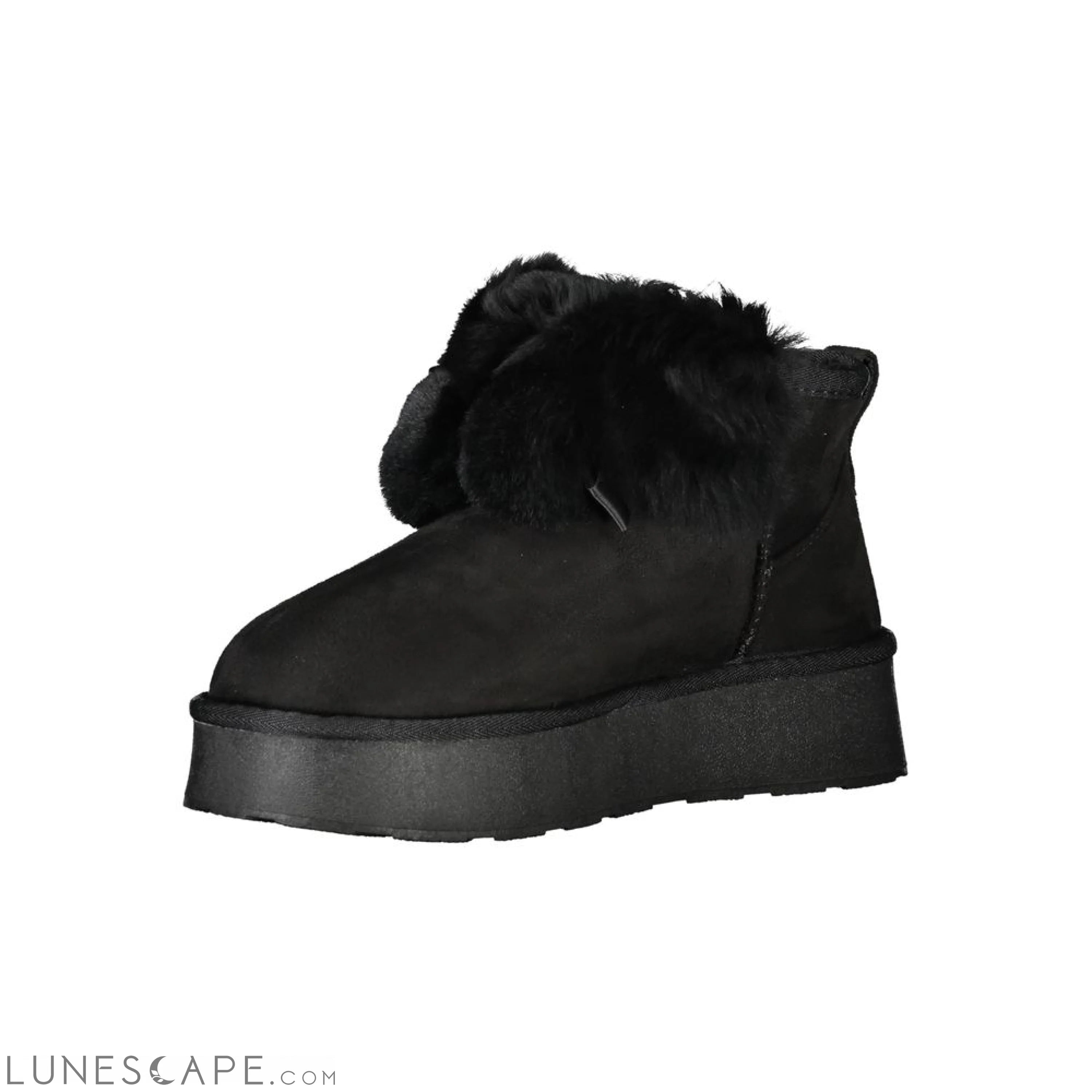 Laura Biagiotti Black Polyester Women Boot LUNESCAPE