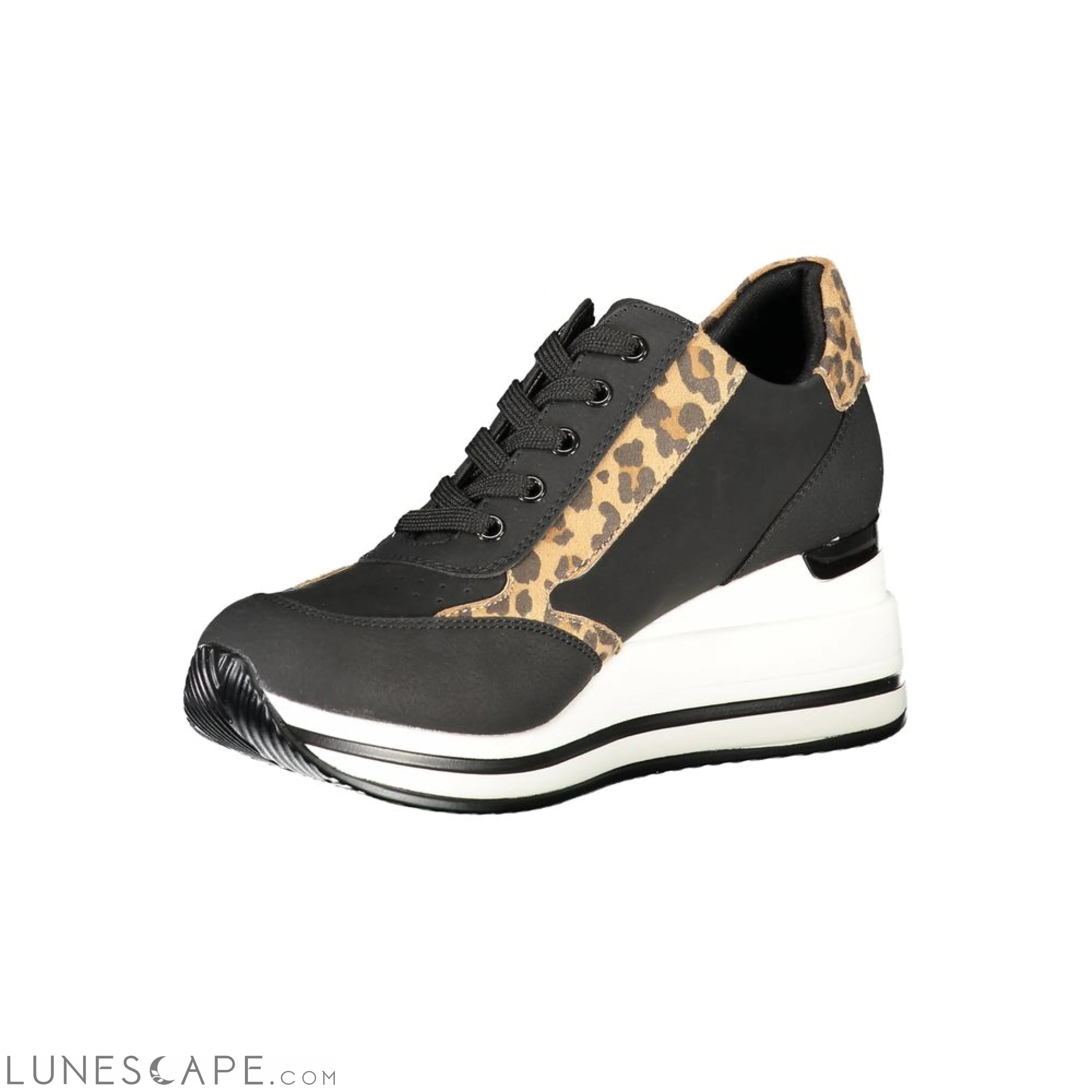 Laura Biagiotti Black Polyester Women Sneaker LUNESCAPE