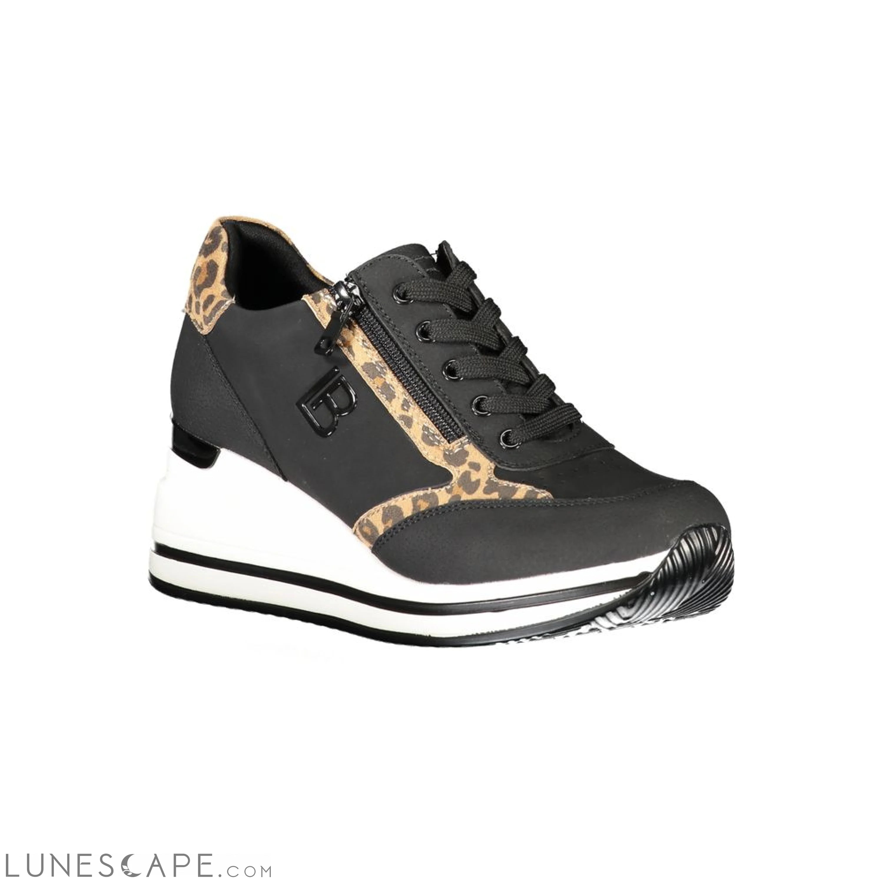 Laura Biagiotti Black Polyester Women Sneaker LUNESCAPE