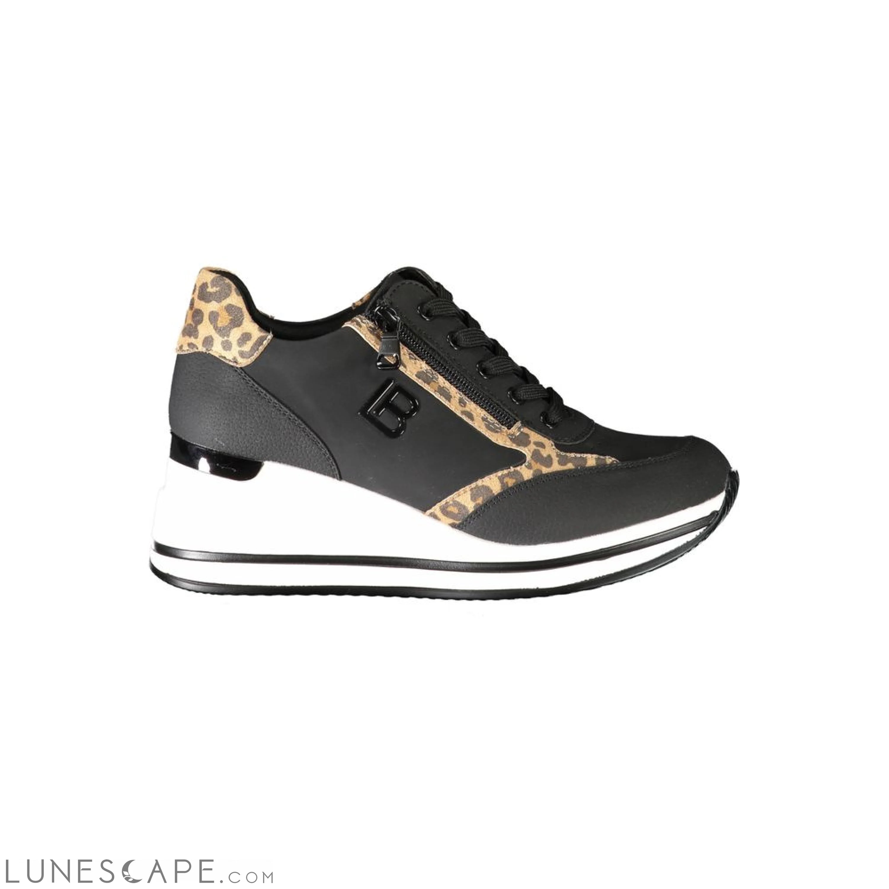 Laura Biagiotti Black Polyester Women Sneaker LUNESCAPE