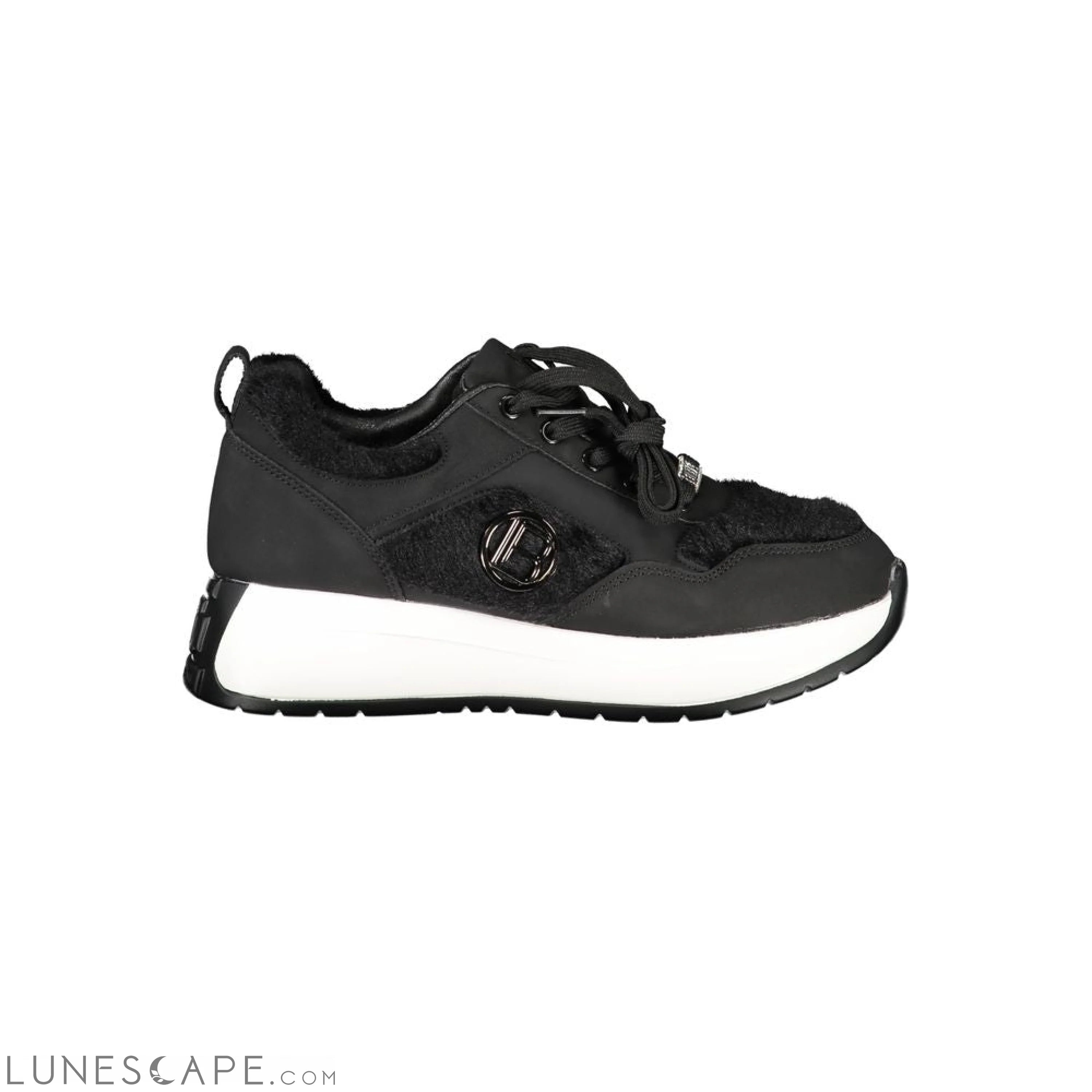 Laura Biagiotti Black Polyethylene Women Sneaker LUNESCAPE