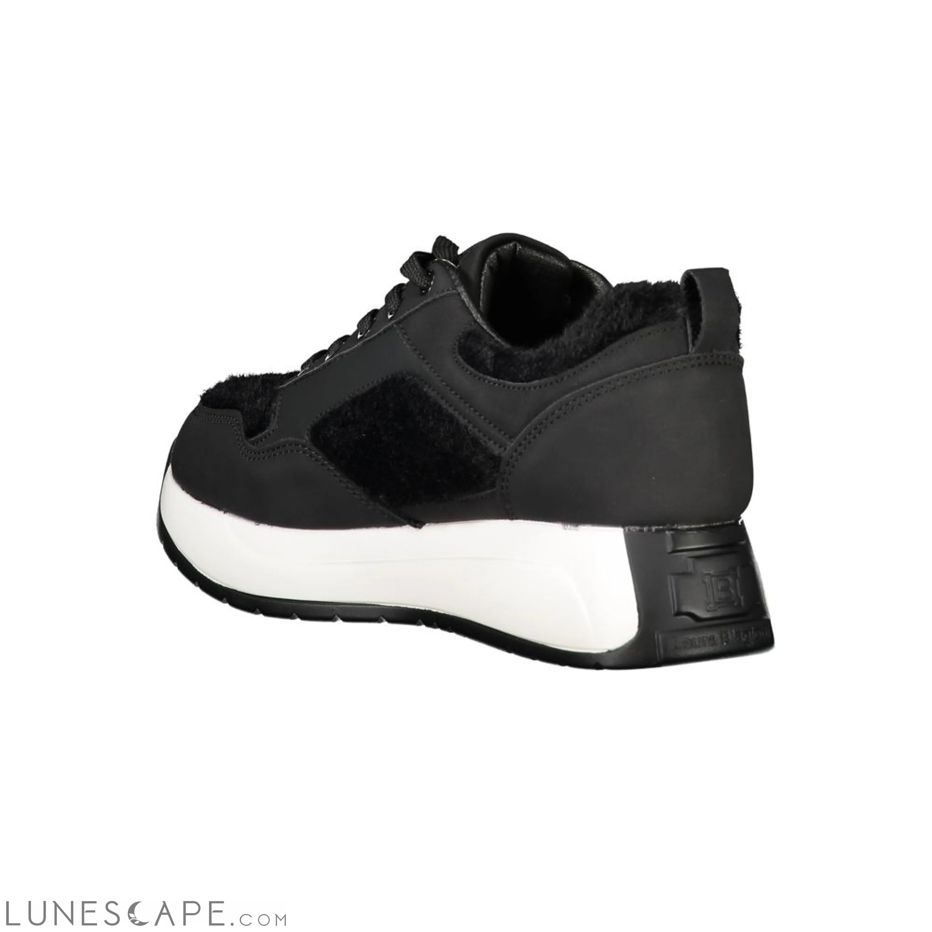 Laura Biagiotti Black Polyethylene Women Sneaker LUNESCAPE