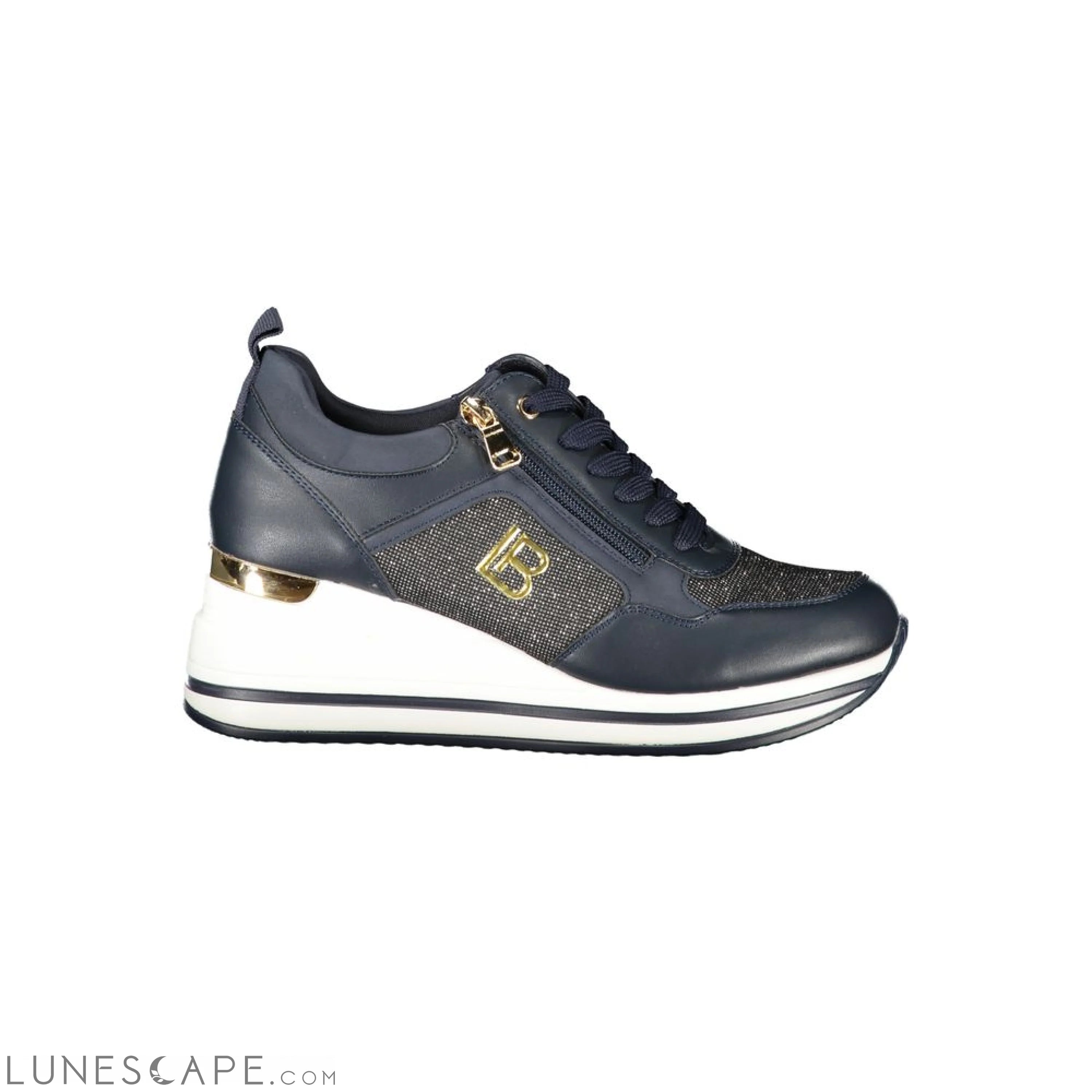 Laura Biagiotti Blue Polyester Women Sneaker LUNESCAPE