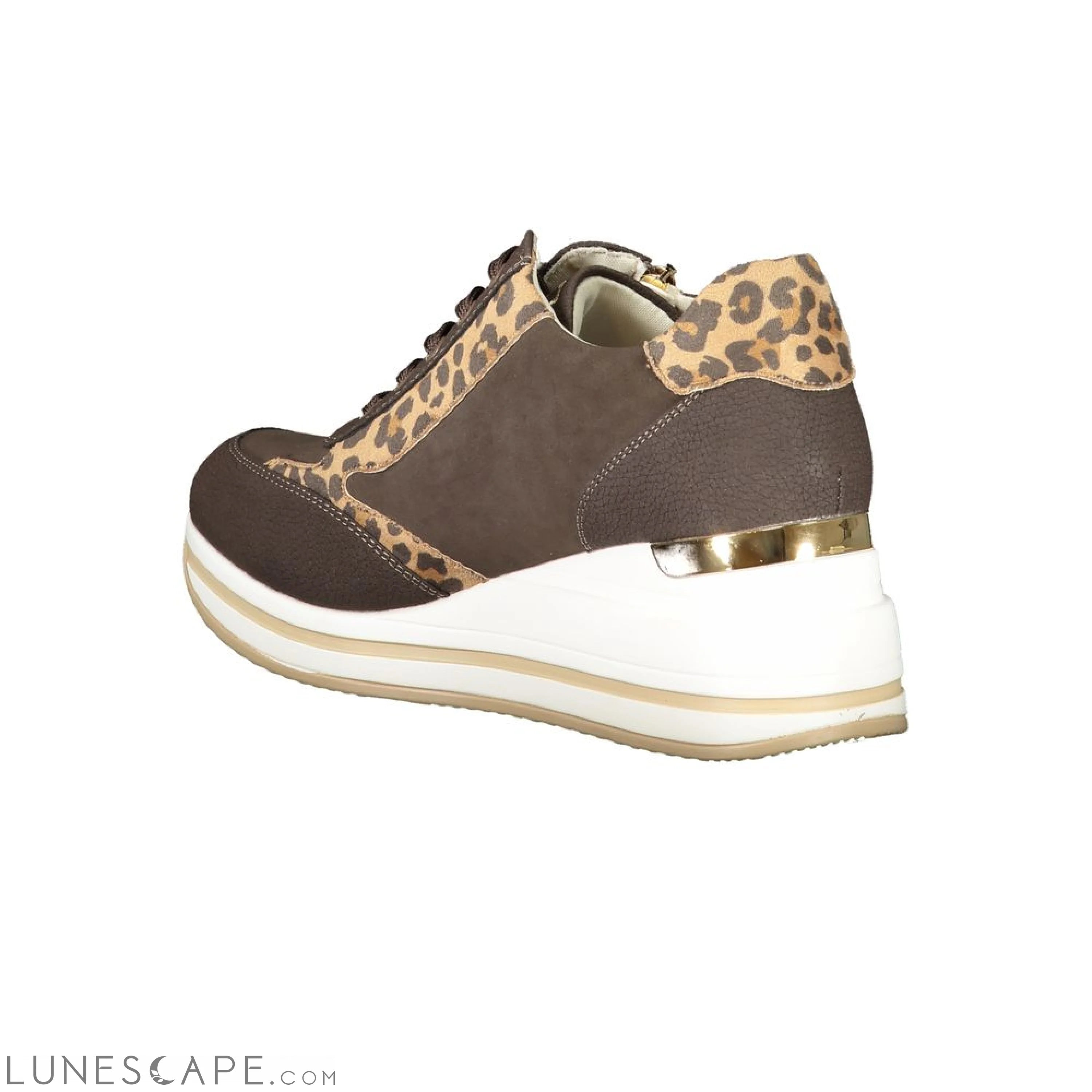 Laura Biagiotti Brown Polyester Women Sneaker LUNESCAPE