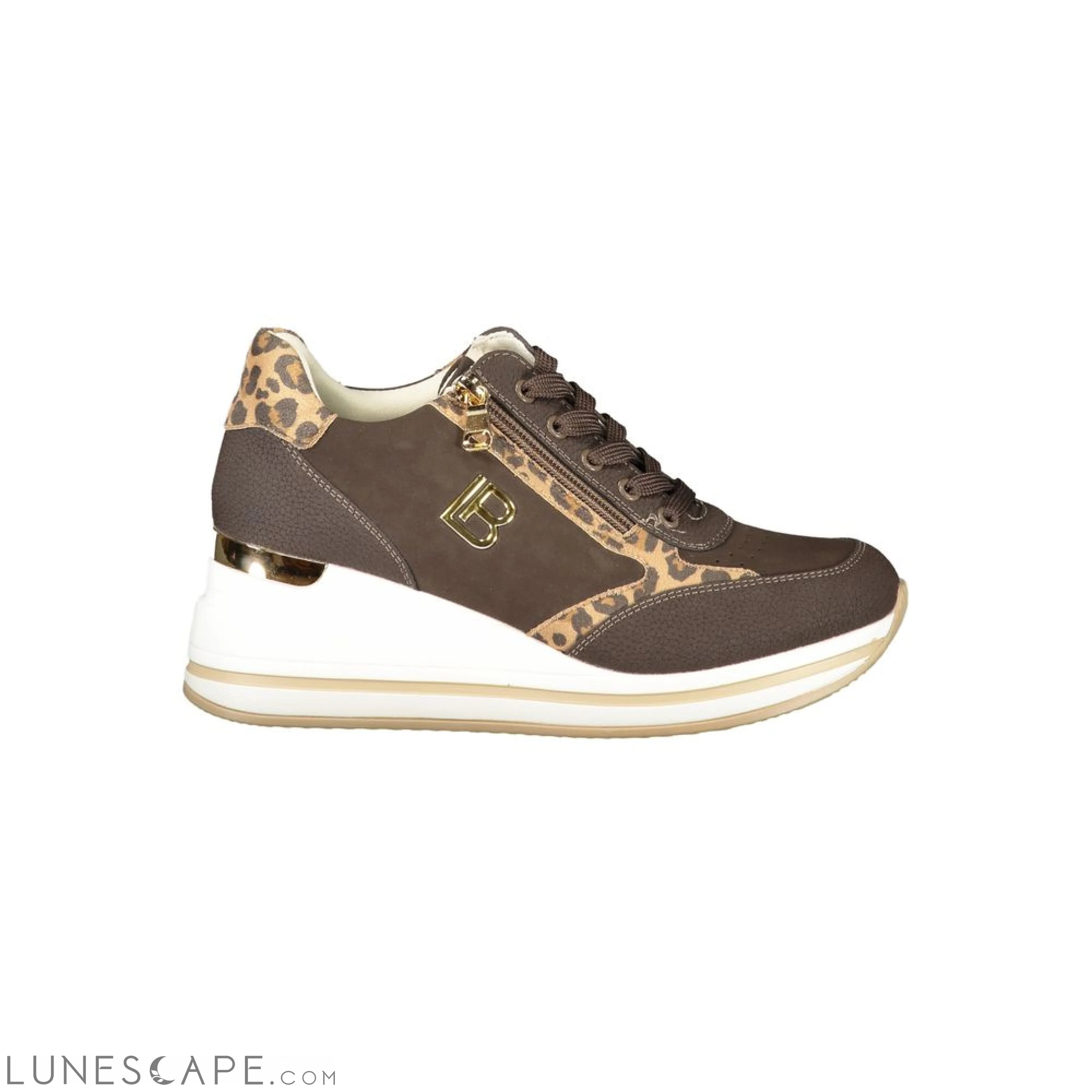 Laura Biagiotti Brown Polyester Women Sneaker LUNESCAPE