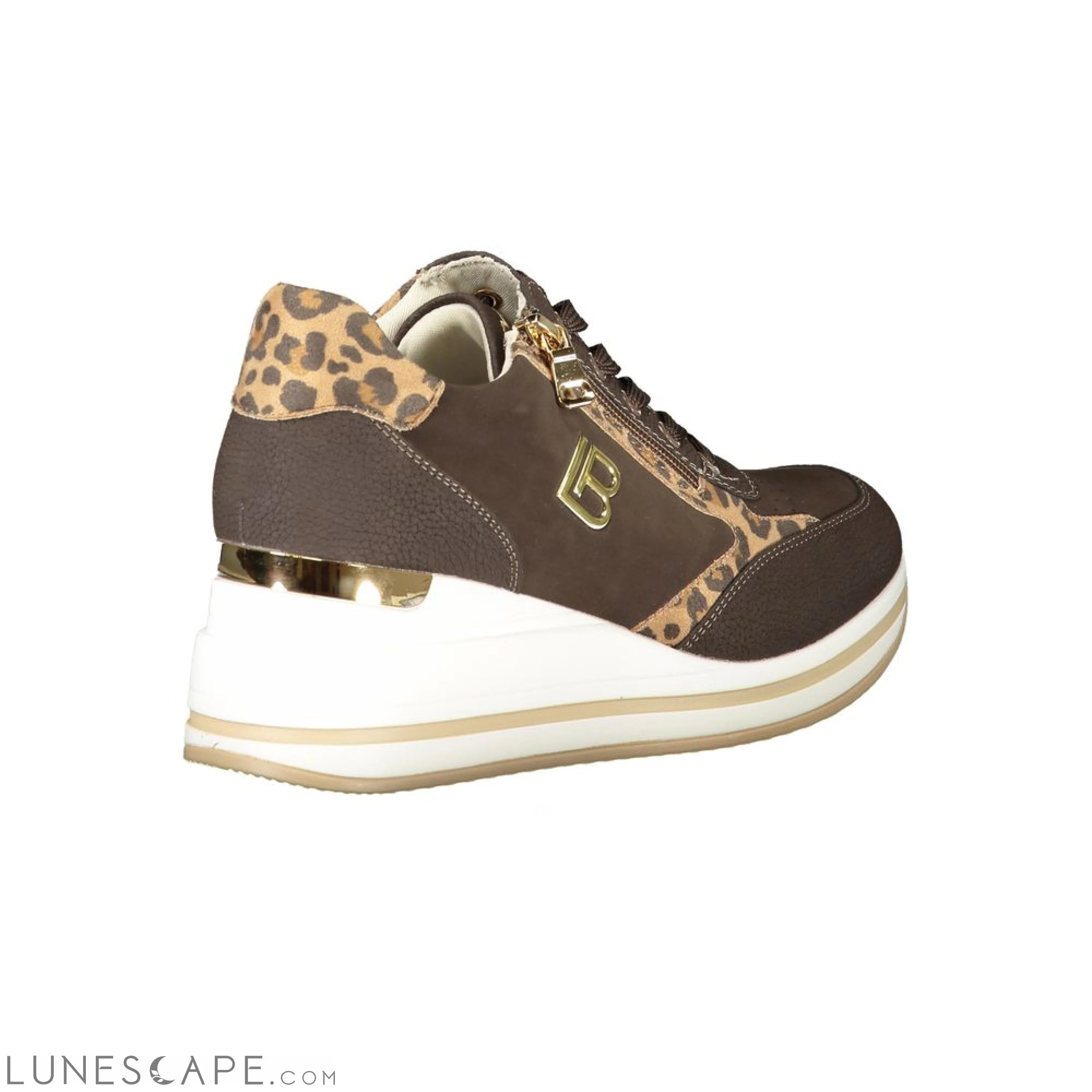 Laura Biagiotti Brown Polyester Women Sneaker LUNESCAPE