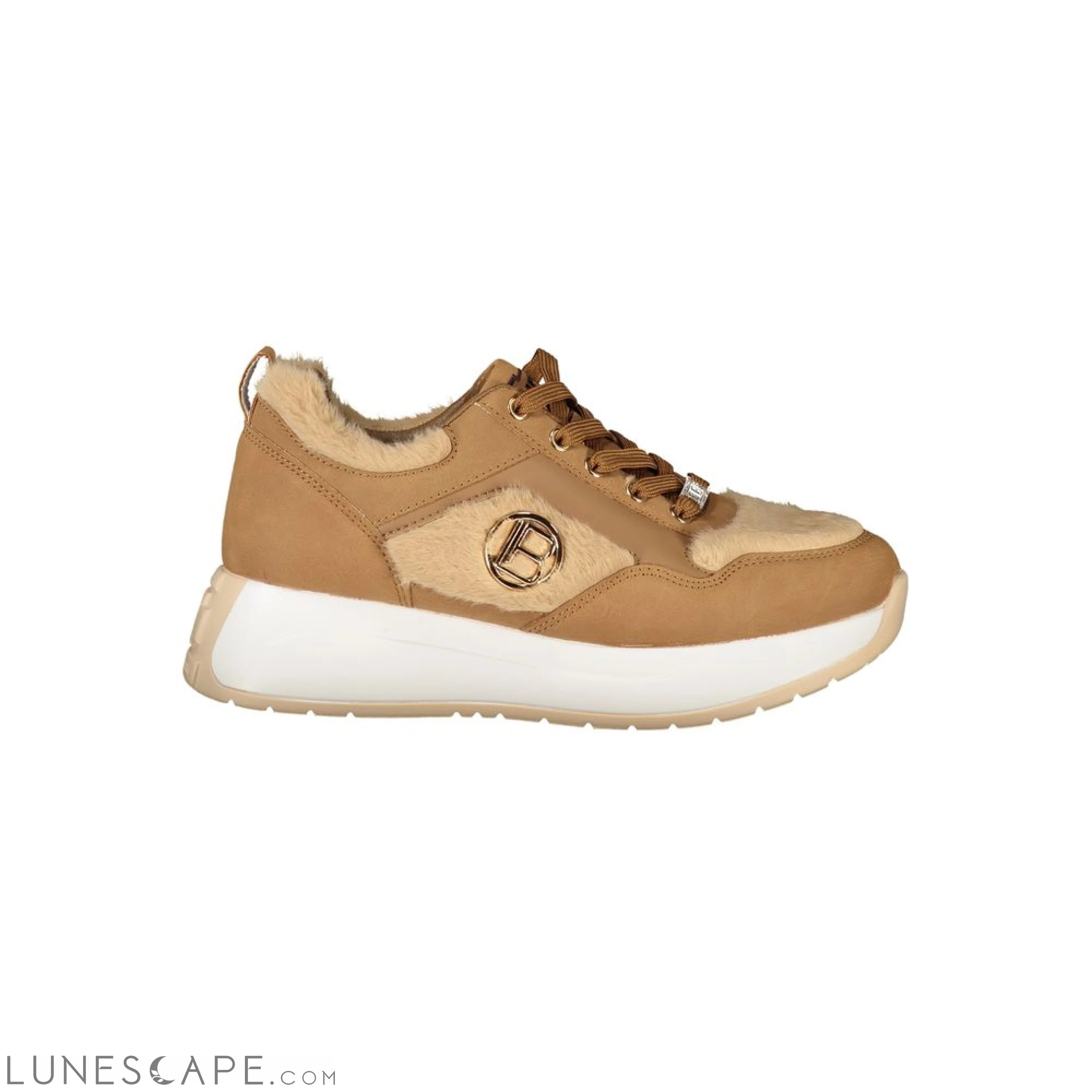 Laura Biagiotti Brown Polyethylene Women Sneaker LUNESCAPE