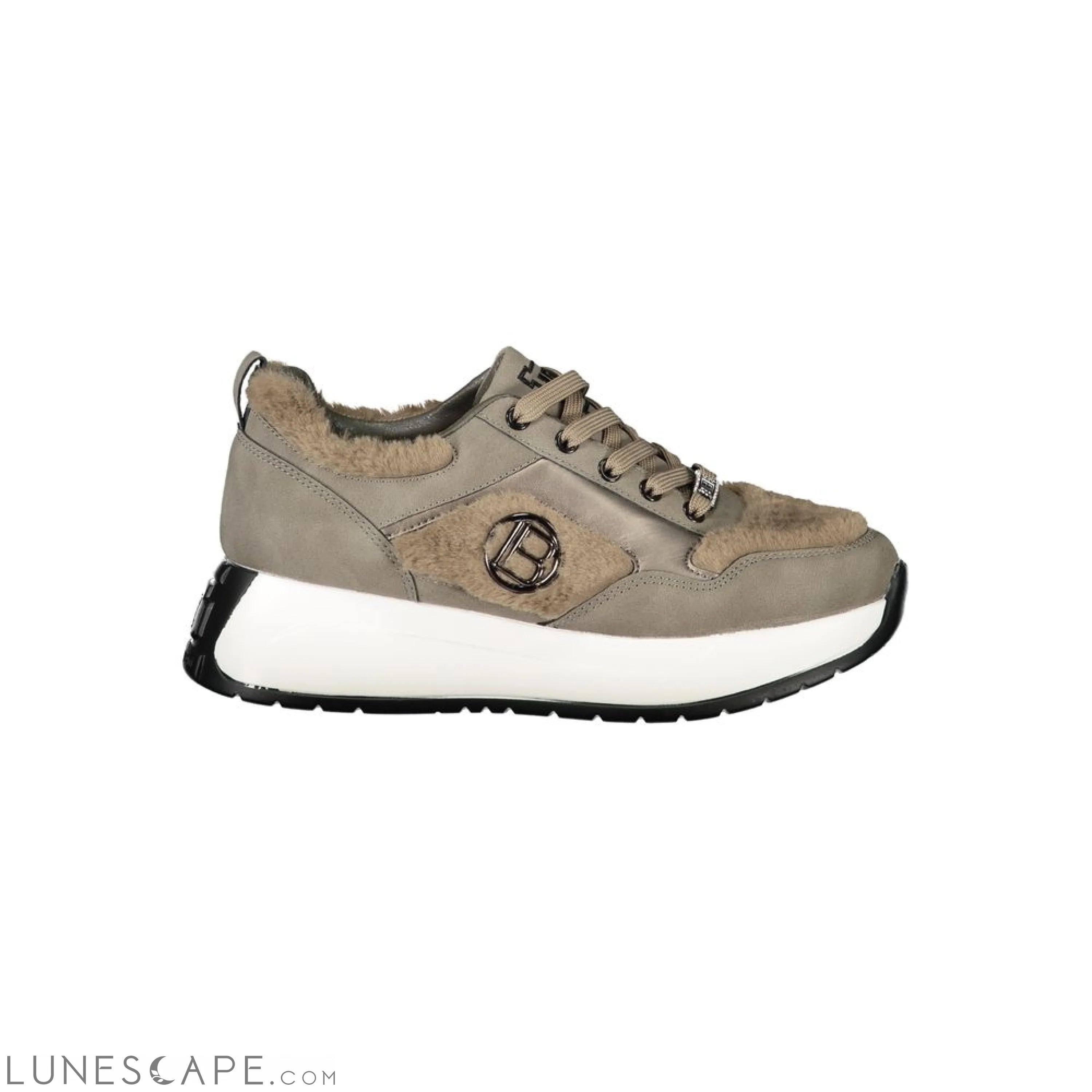 Laura Biagiotti Gray Polyethylene Women Sneaker LUNESCAPE