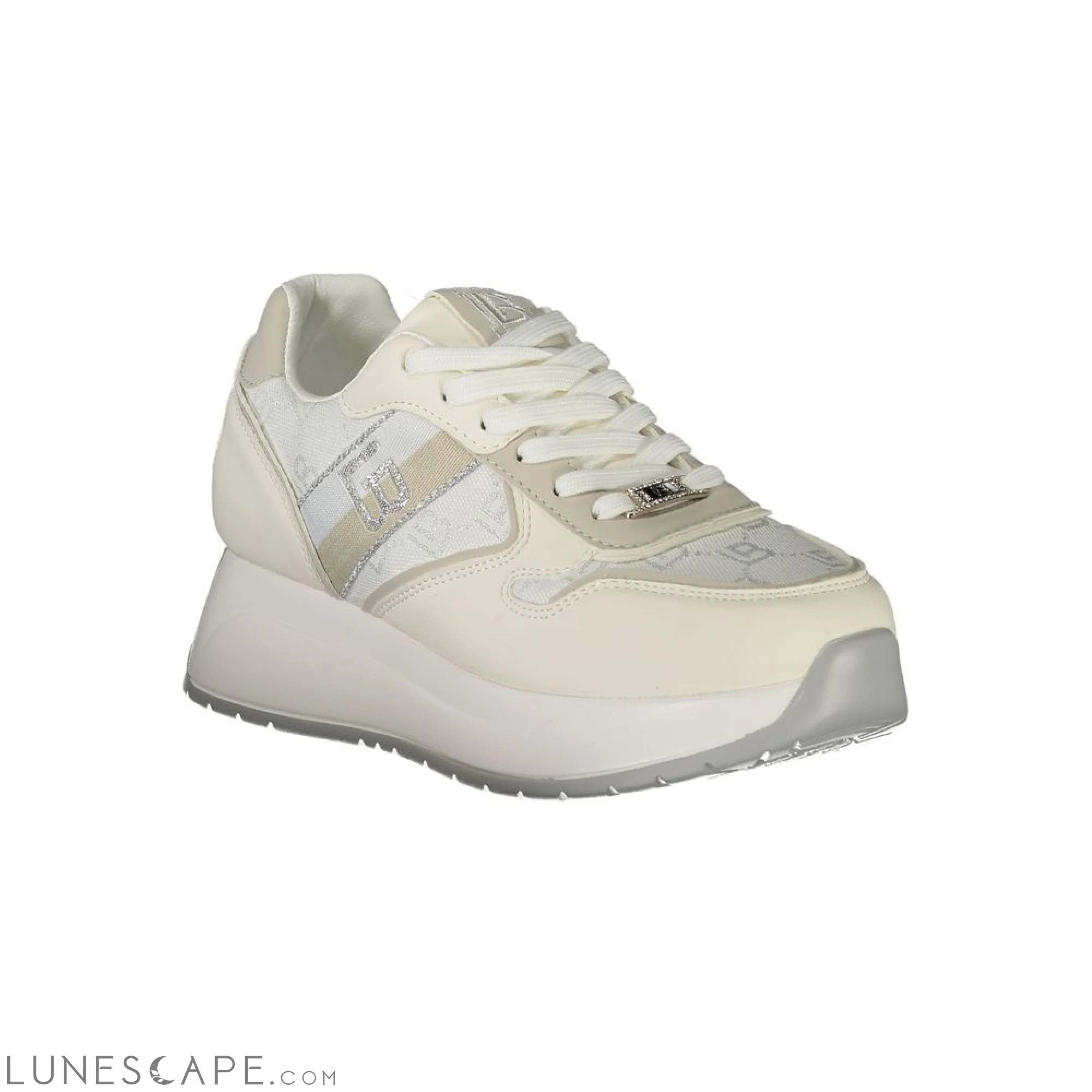 Laura Biagiotti White Polyethylene Women Sneaker LUNESCAPE