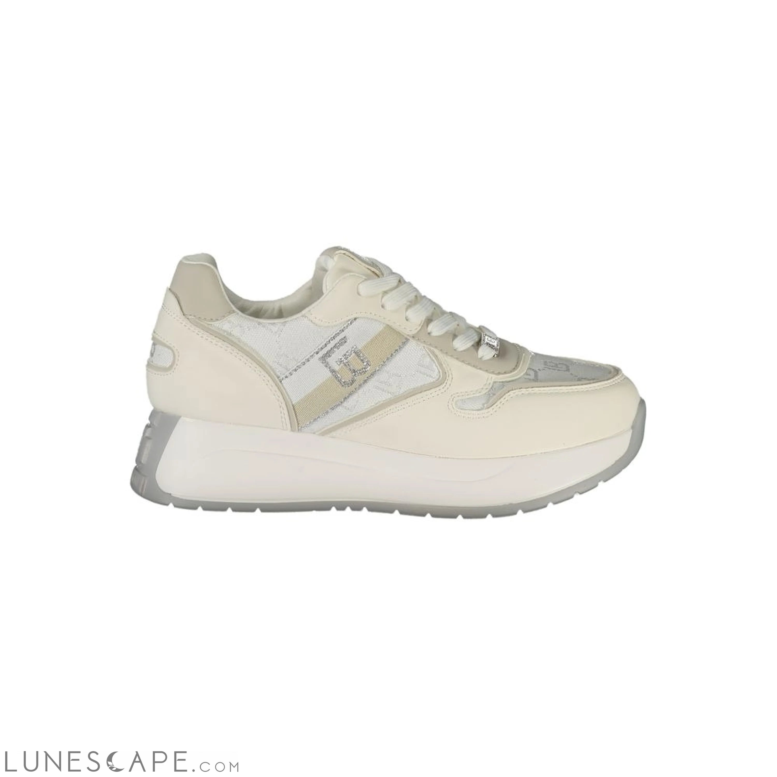 Laura Biagiotti White Polyethylene Women Sneaker LUNESCAPE