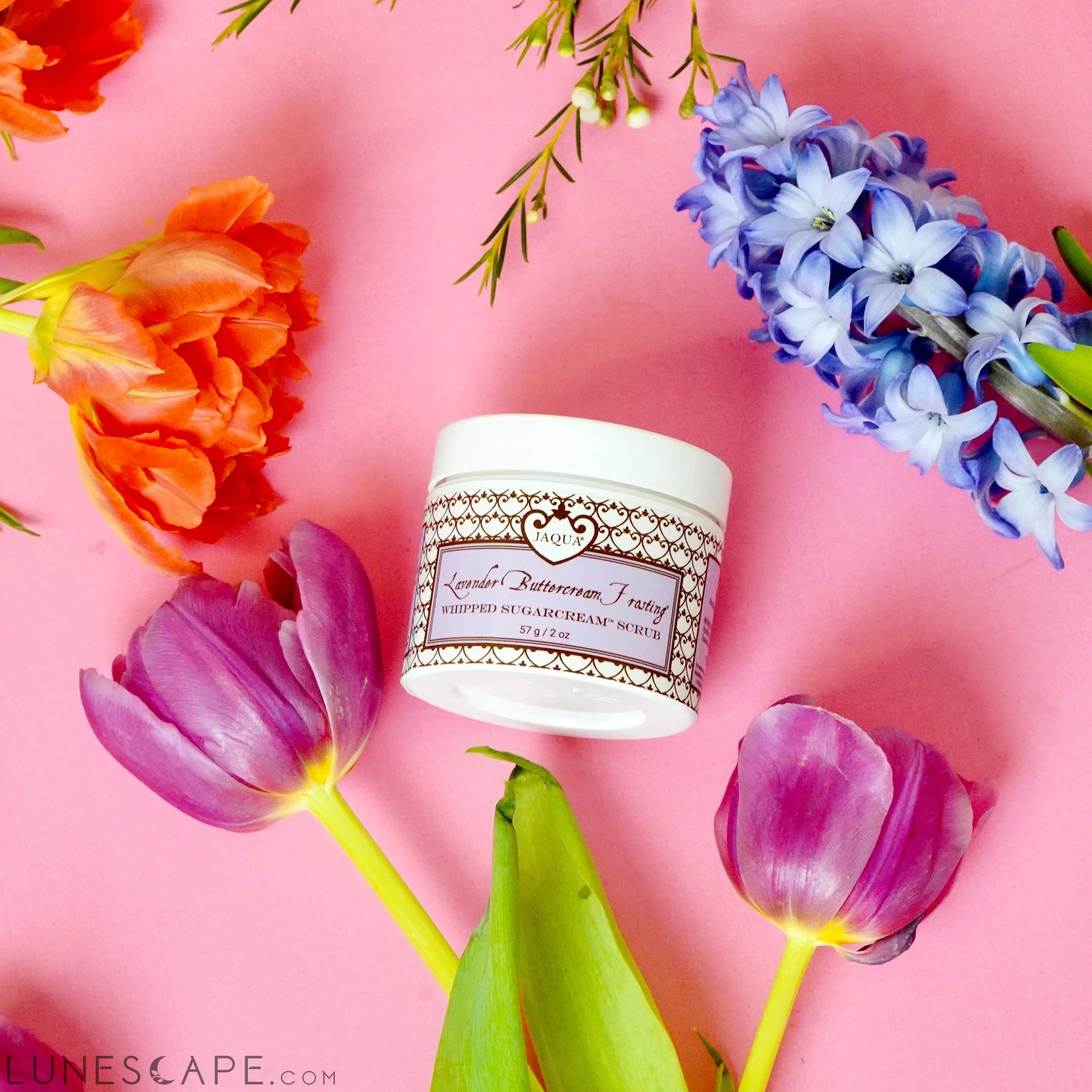 Lavender Buttercream Frosting Travel Size Sugar Scrub LUNESCAPE
