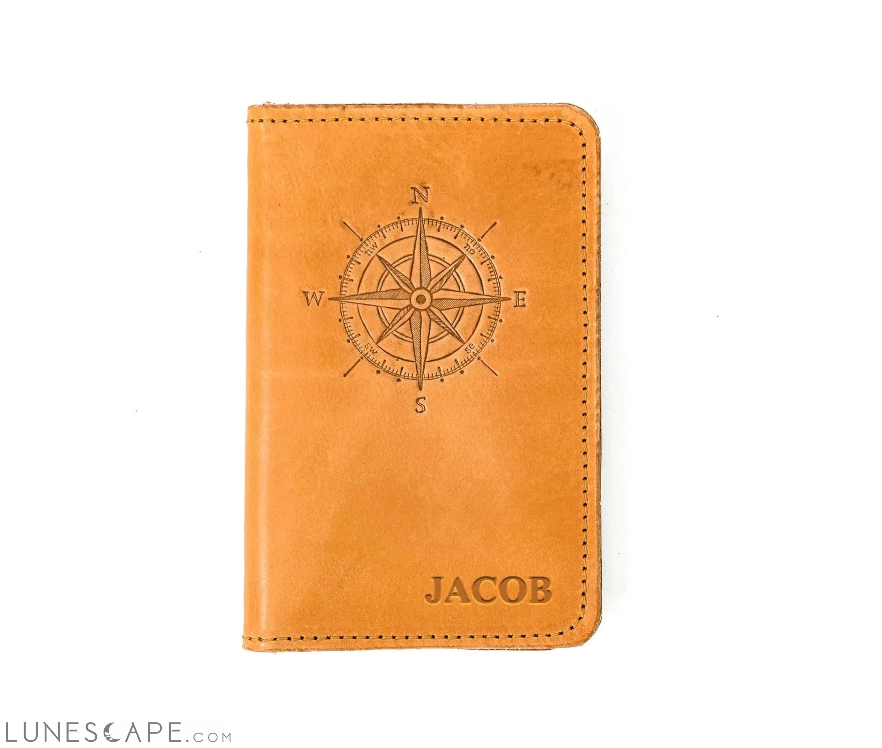 Leather Passport Cover LUNESCAPE