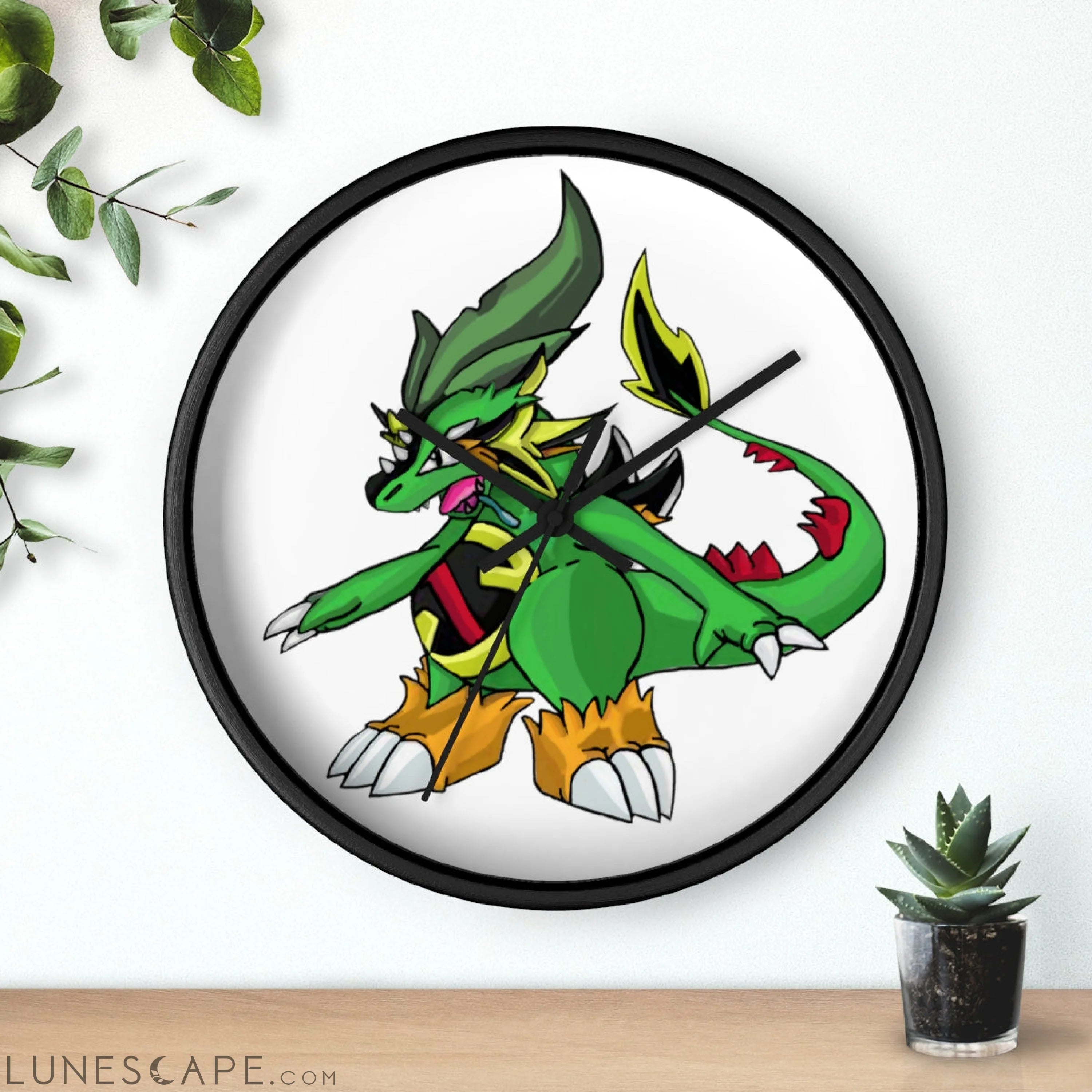 Ledinaking Wall clock LUNESCAPE