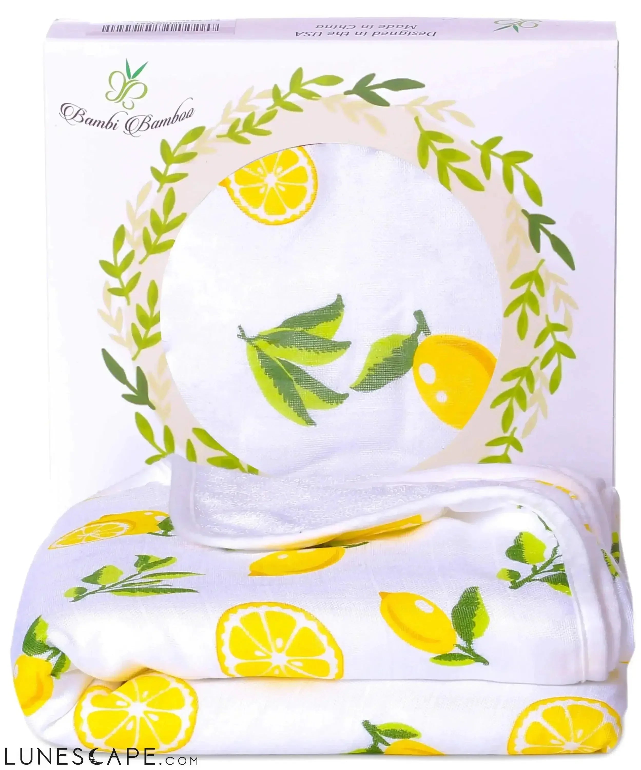 Lemon Hooded Bamboo Towel LUNESCAPE