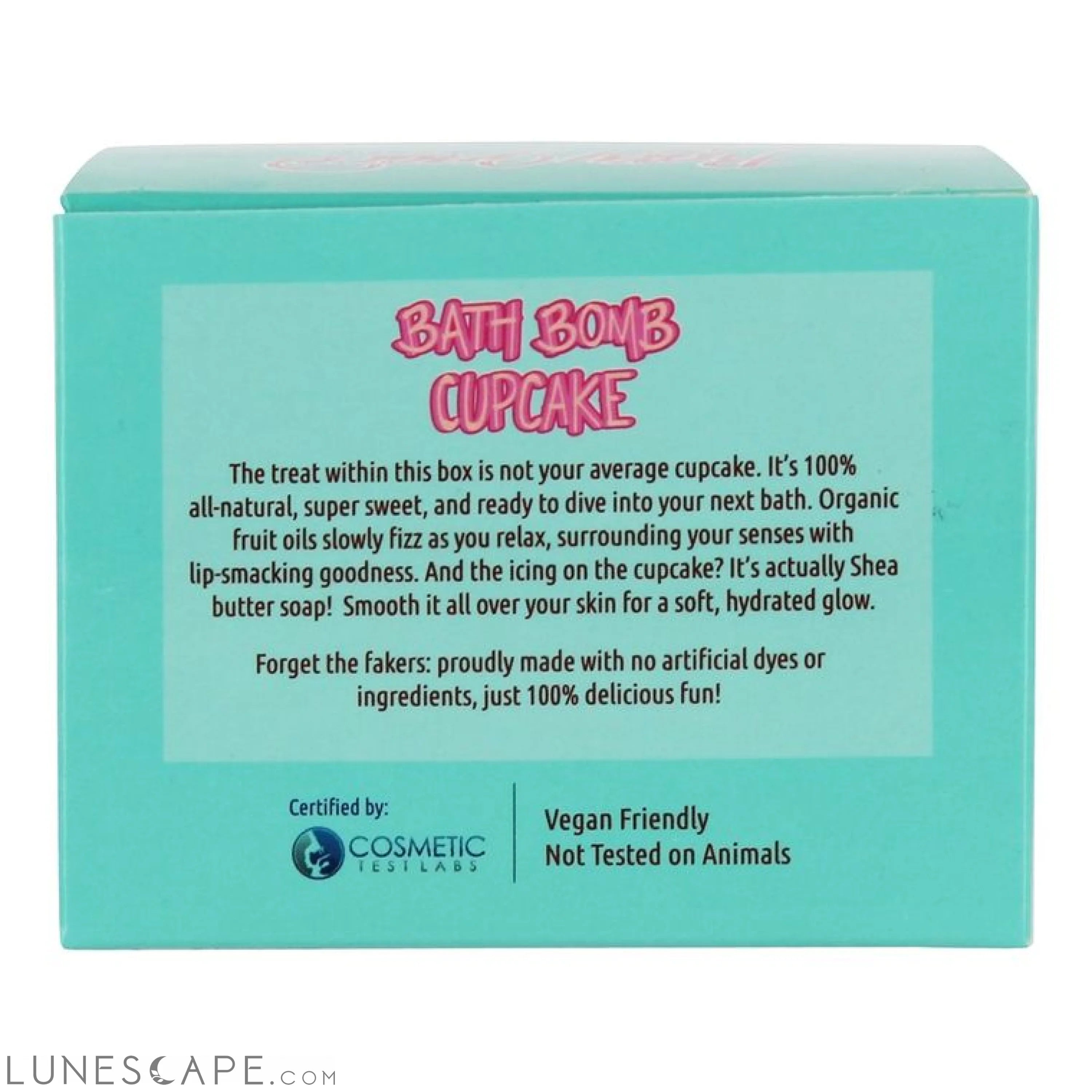 Lemon Meringue Bath Bomb Cupcake with Shea Butter Soap Icing LUNESCAPE