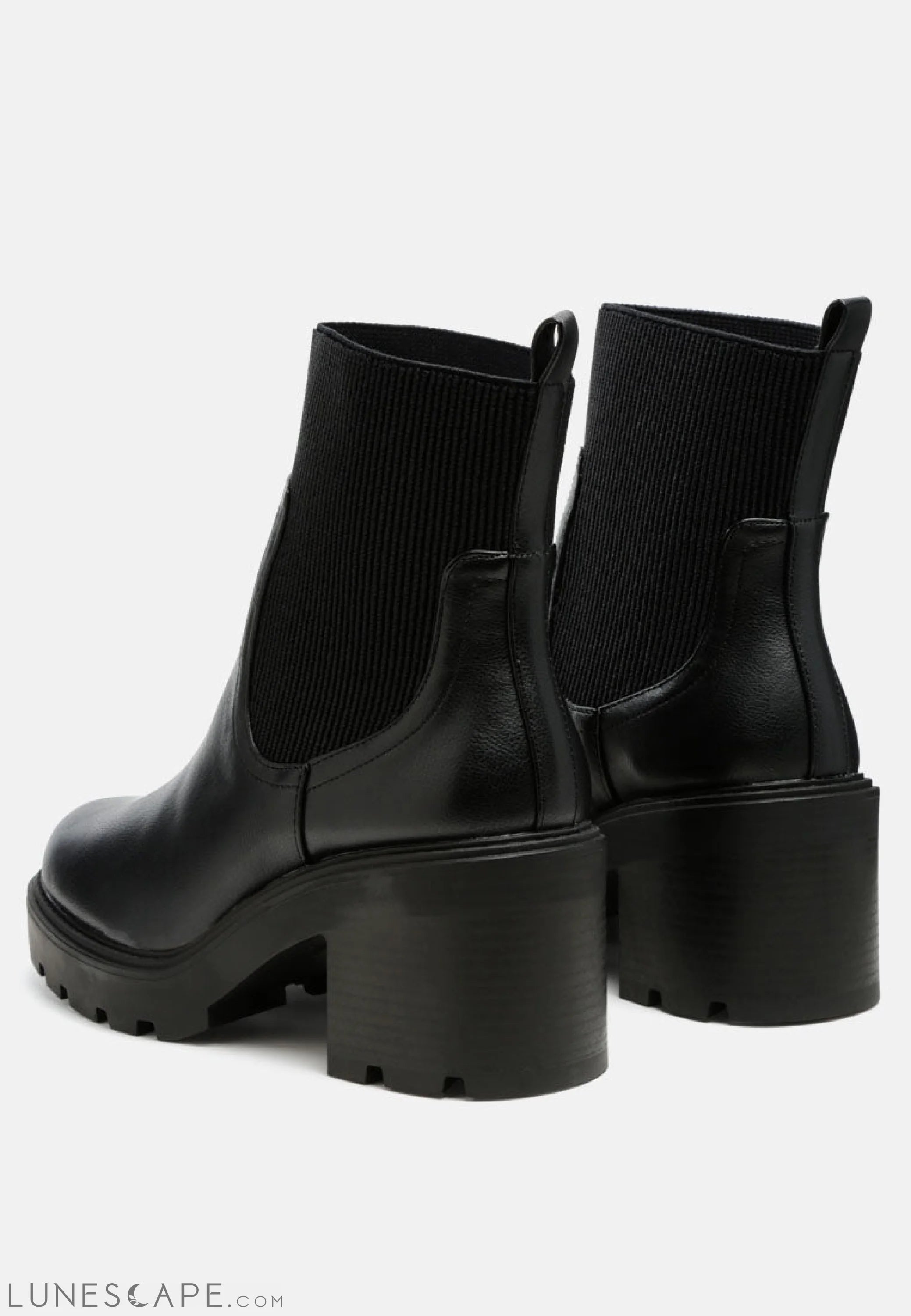 Liam Sock Chunky Chelsea Boots LUNESCAPE