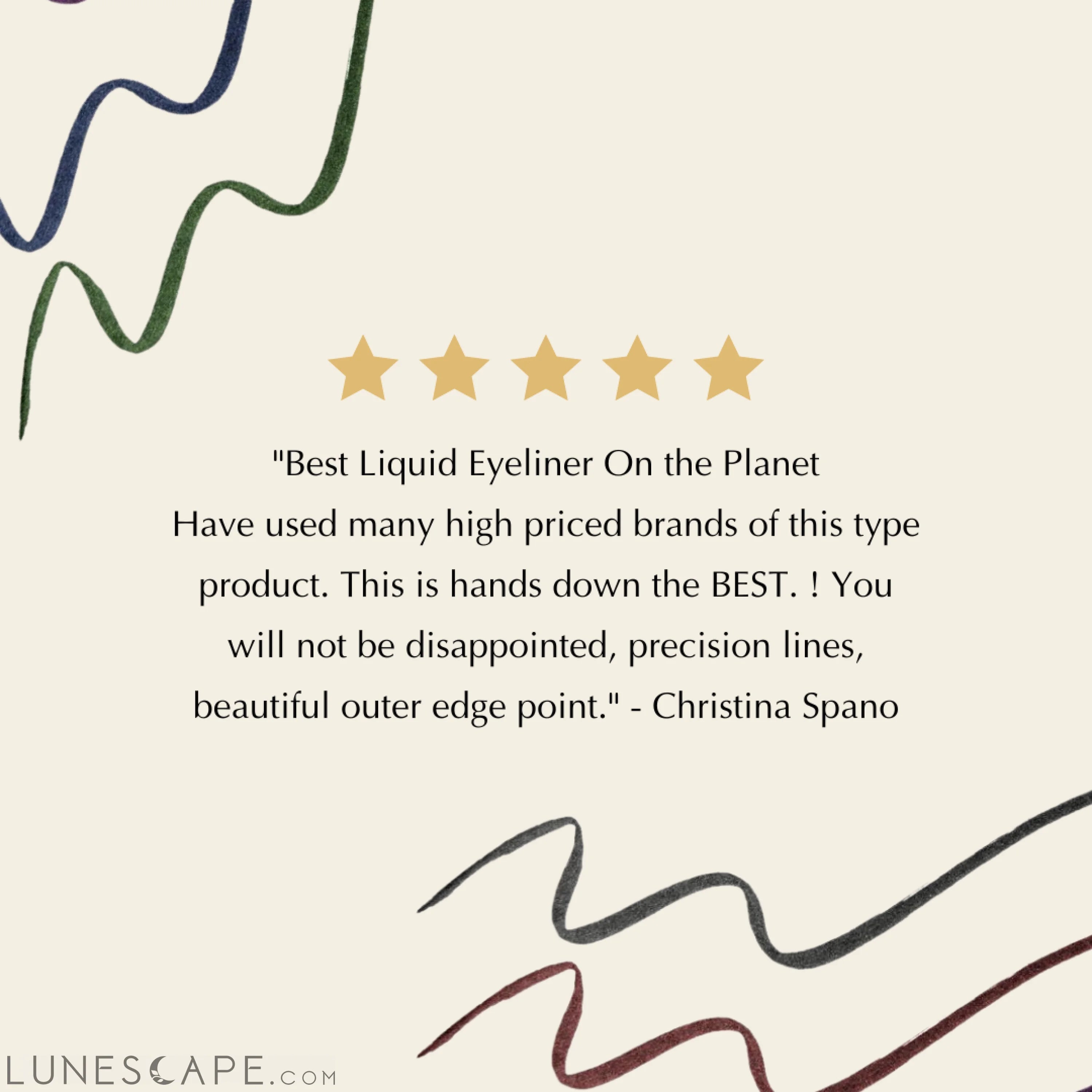 Liquid Eyeliner Pens - Non-Smudge, Waterproof LUNESCAPE