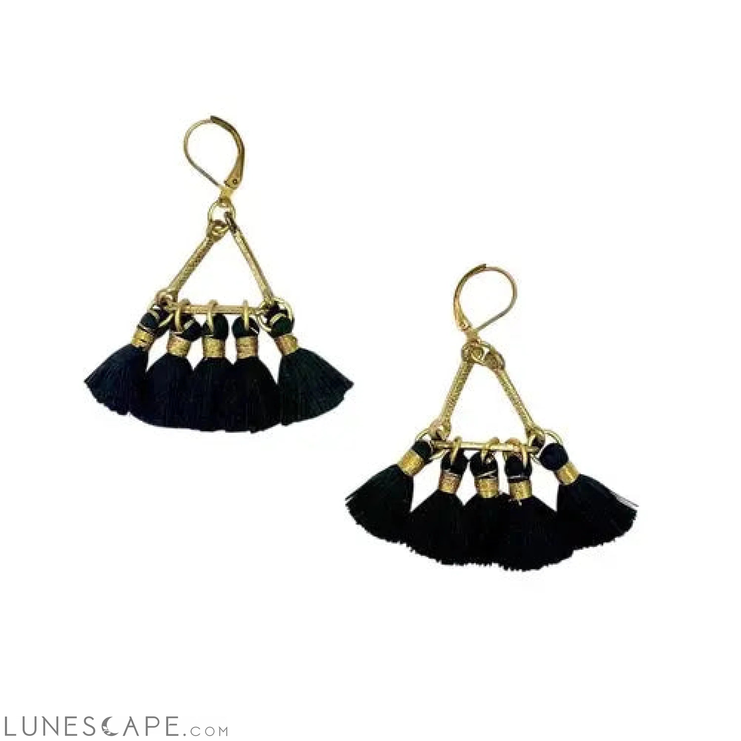 Lola Fan Earrings LUNESCAPE