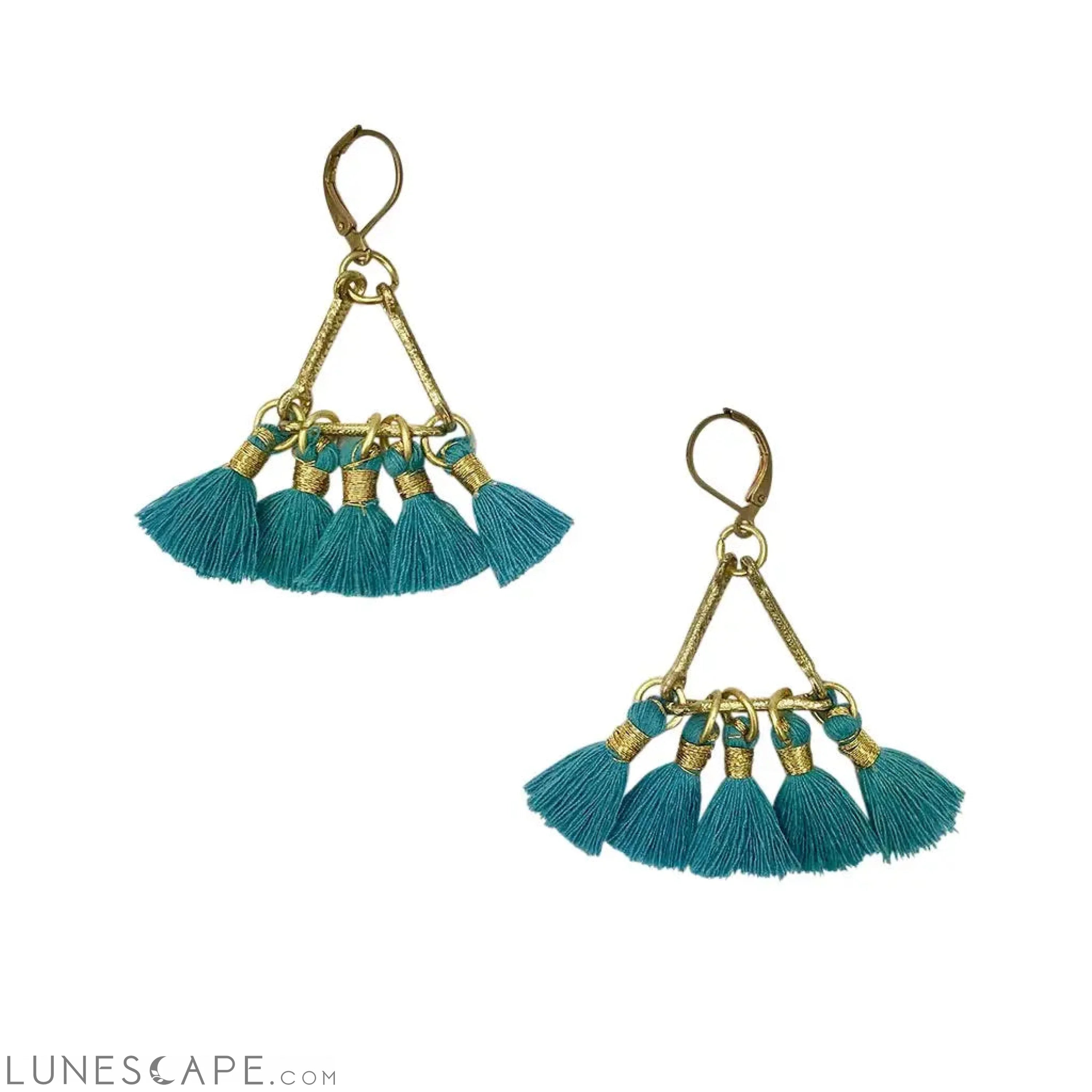 Lola Fan Earrings LUNESCAPE