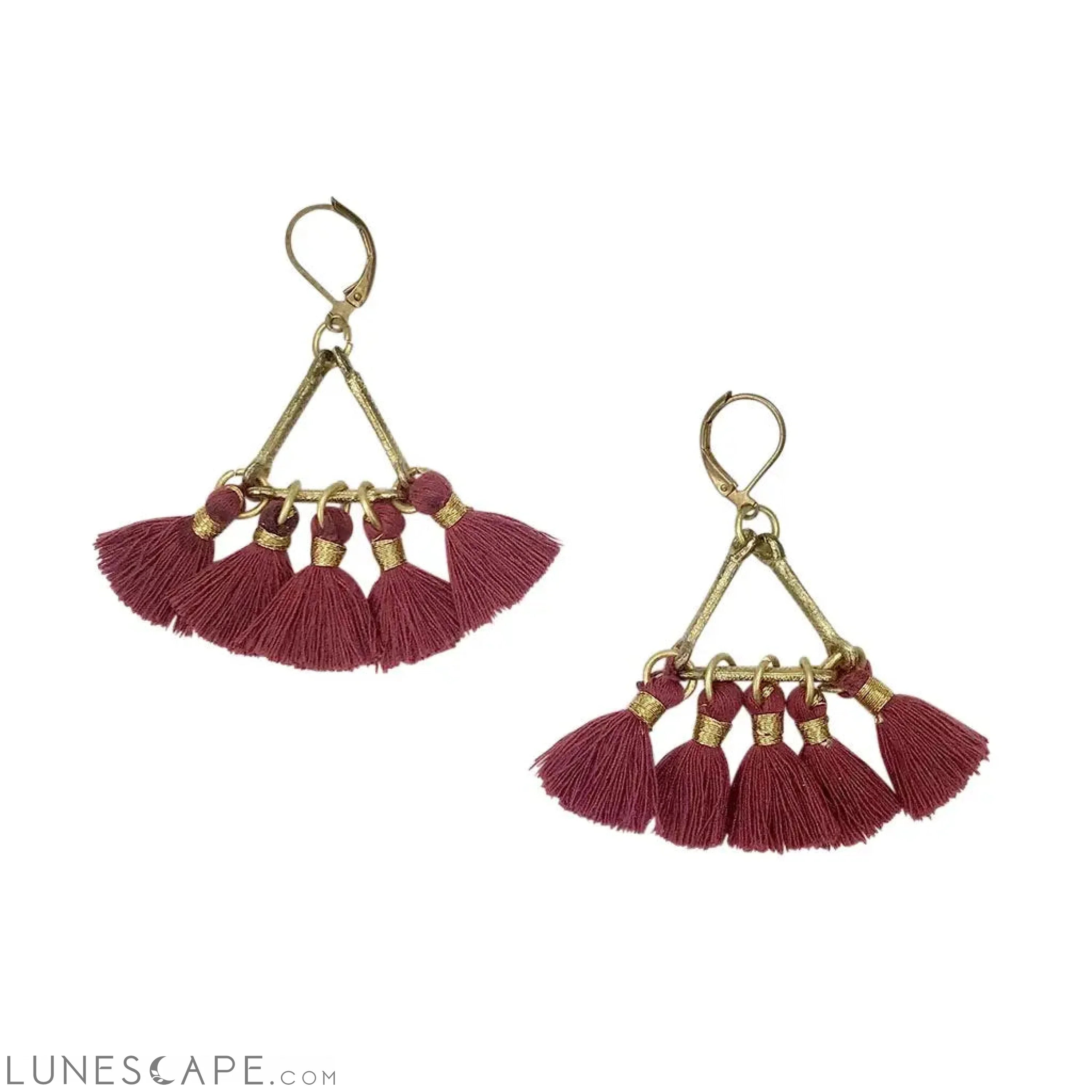 Lola Fan Earrings LUNESCAPE