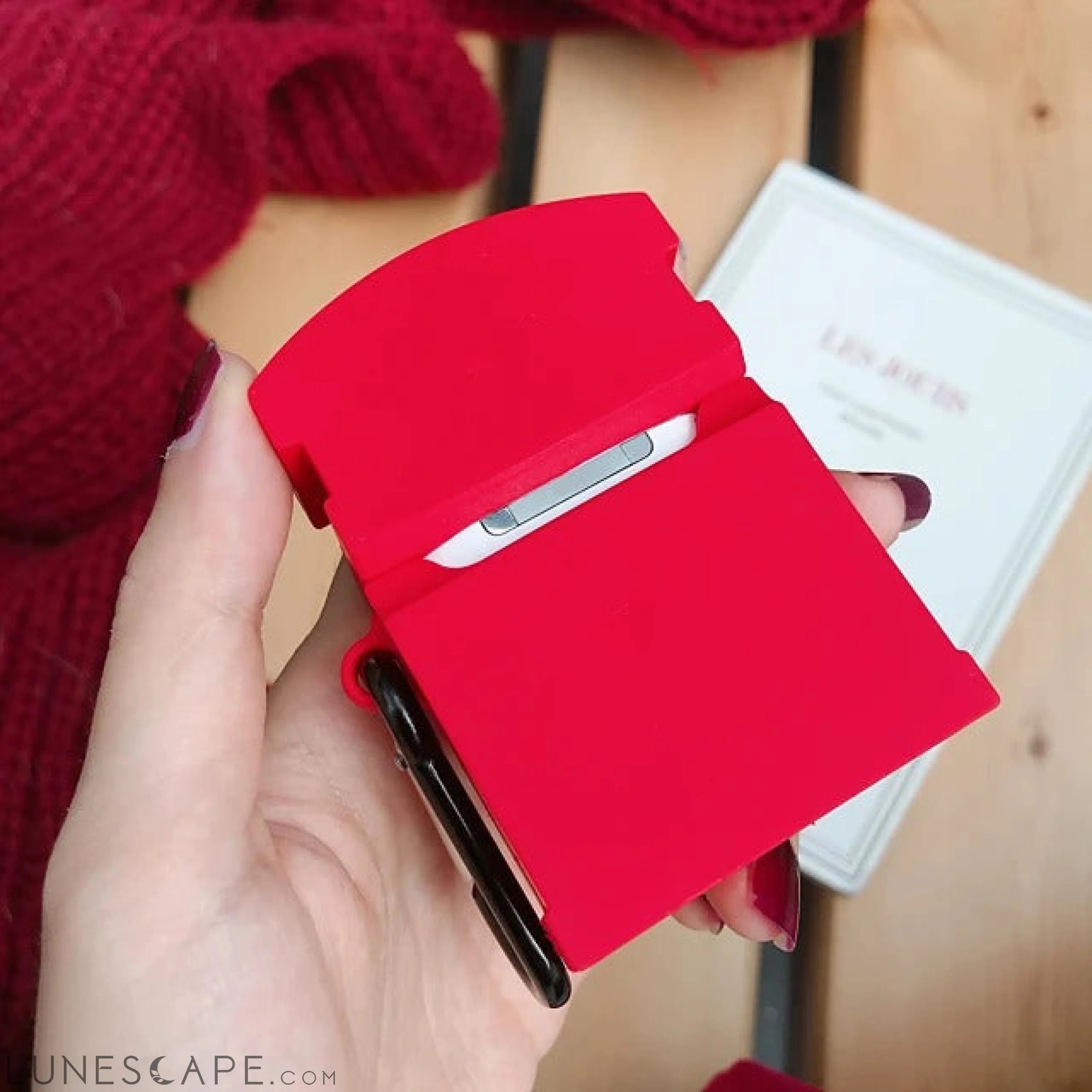 London Red Telephone Box AirPods Case LUNESCAPE