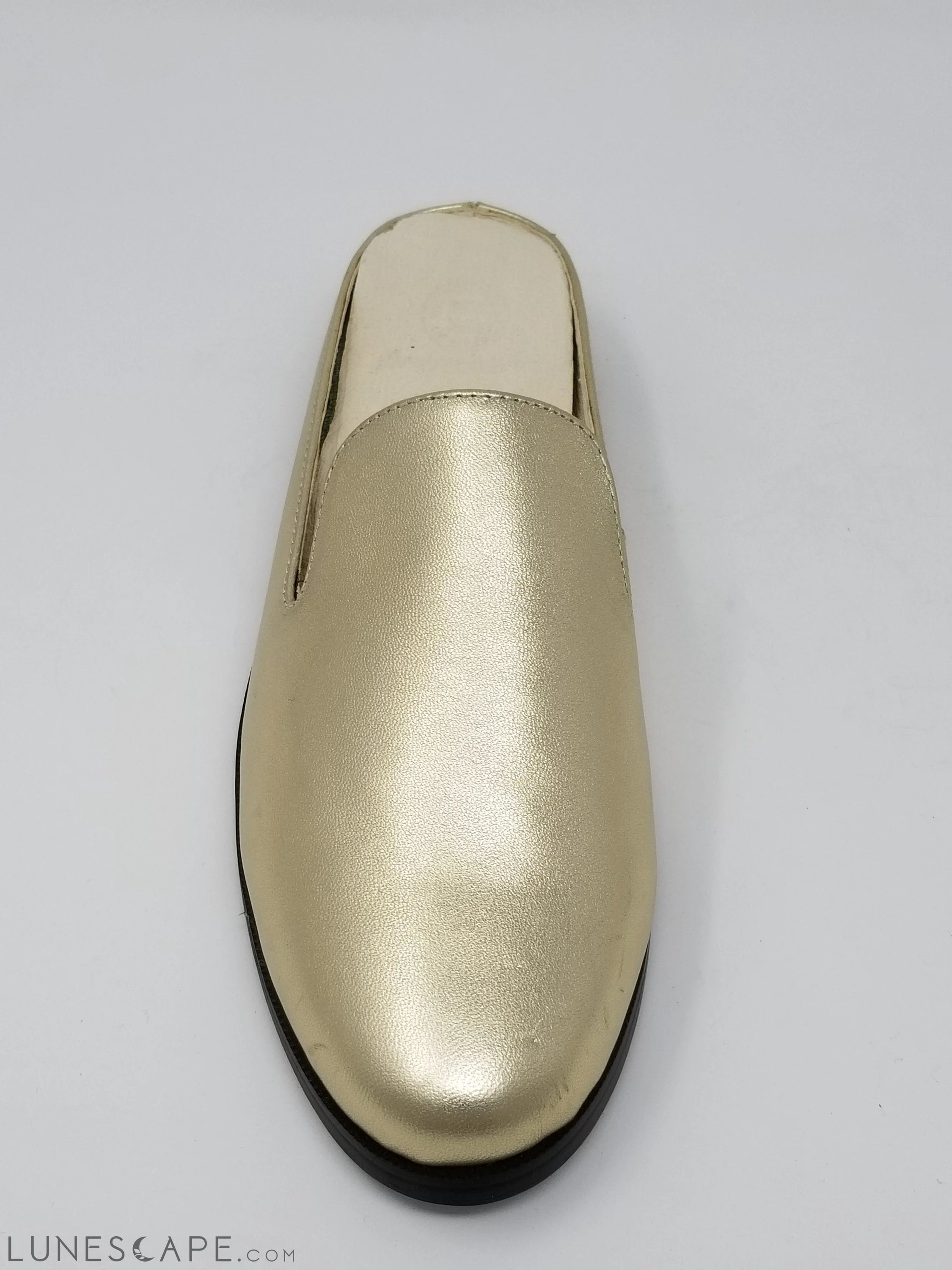 Long Beach Leopard Print Flat Mule Slipper LUNESCAPE